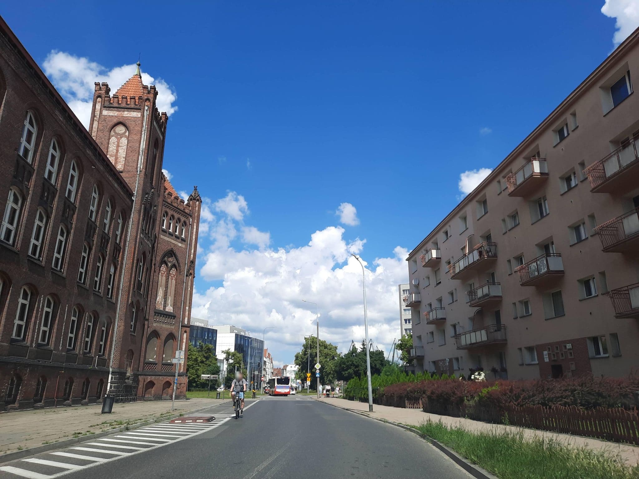 Street view near StudioSpanie Łagiewniki, Gdańsk — © ondrejlopatka (CC BY-SA · Mapillary)