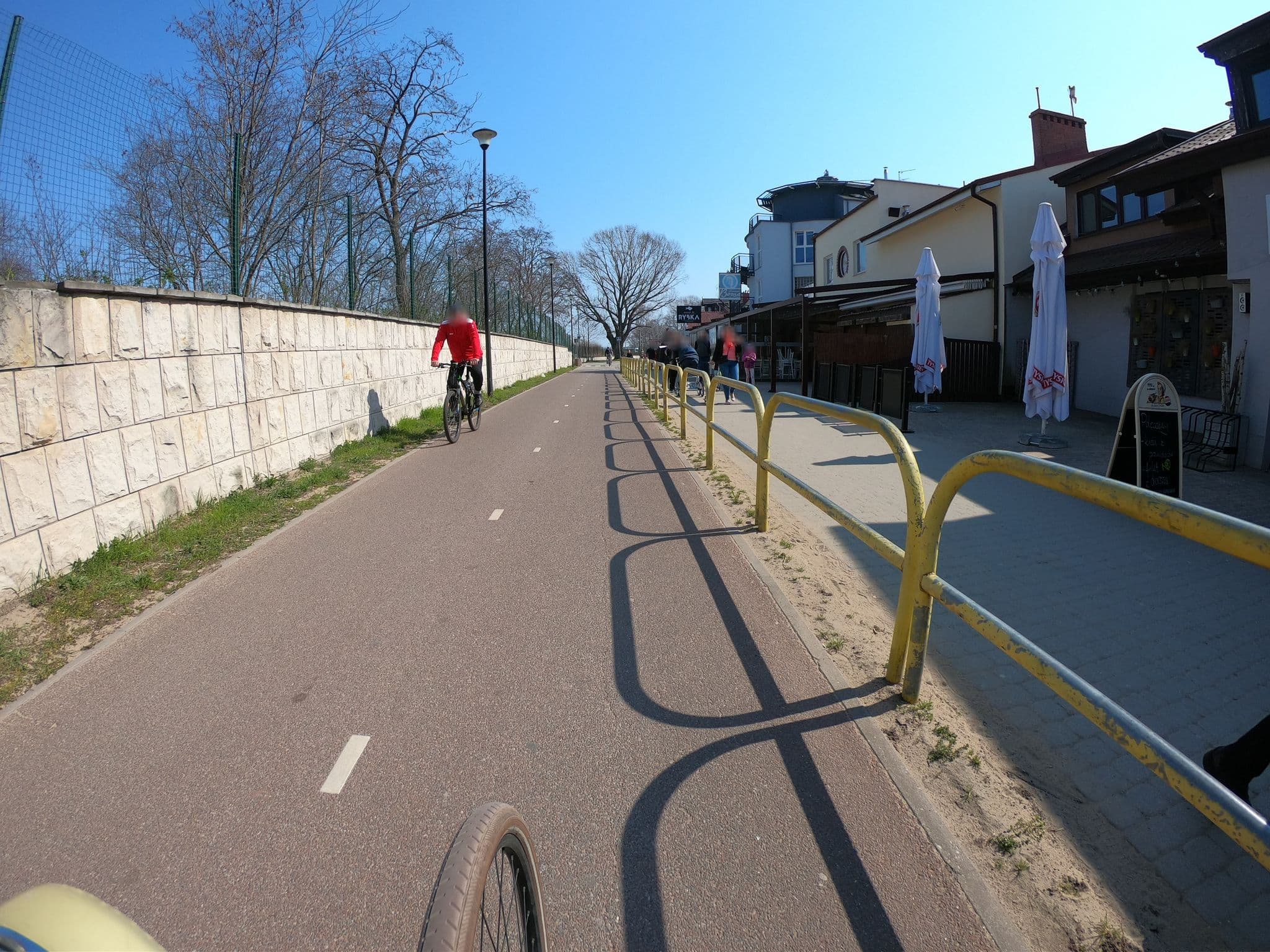 Street view near Willa Marina, Brzeźno Gdańskie — © masterofnoroad (CC BY-SA · Mapillary)
