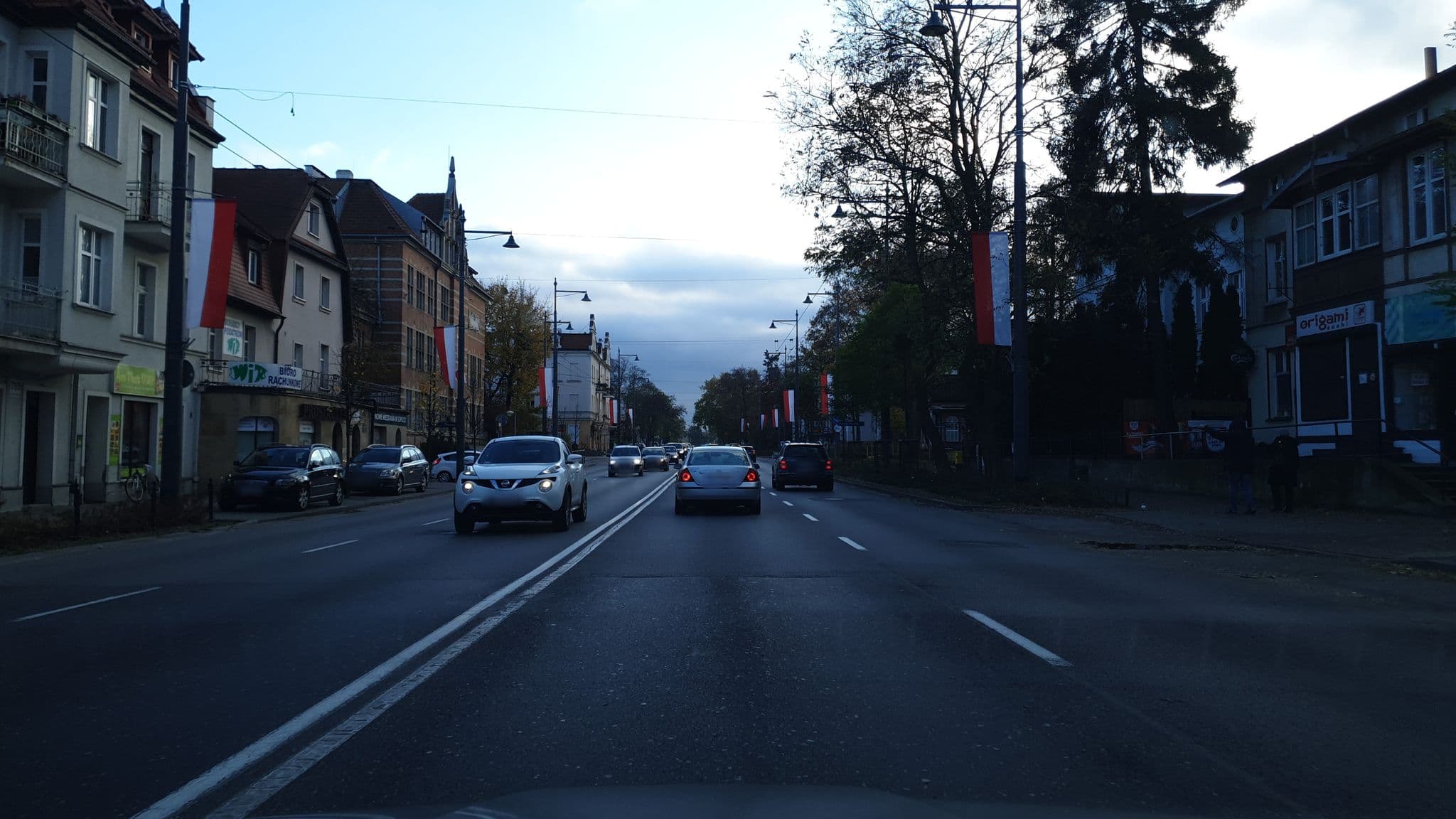 Street view near Bianca Apartments, Sopot — © krz (CC BY-SA · Mapillary)