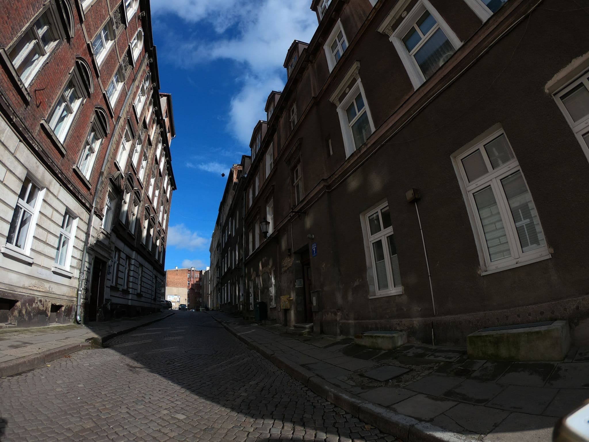 Street view near BISCHOFSBERG Gdańsk City Center Apartments, Gdańsk — © masterofnoroad (CC BY-SA · Mapillary)