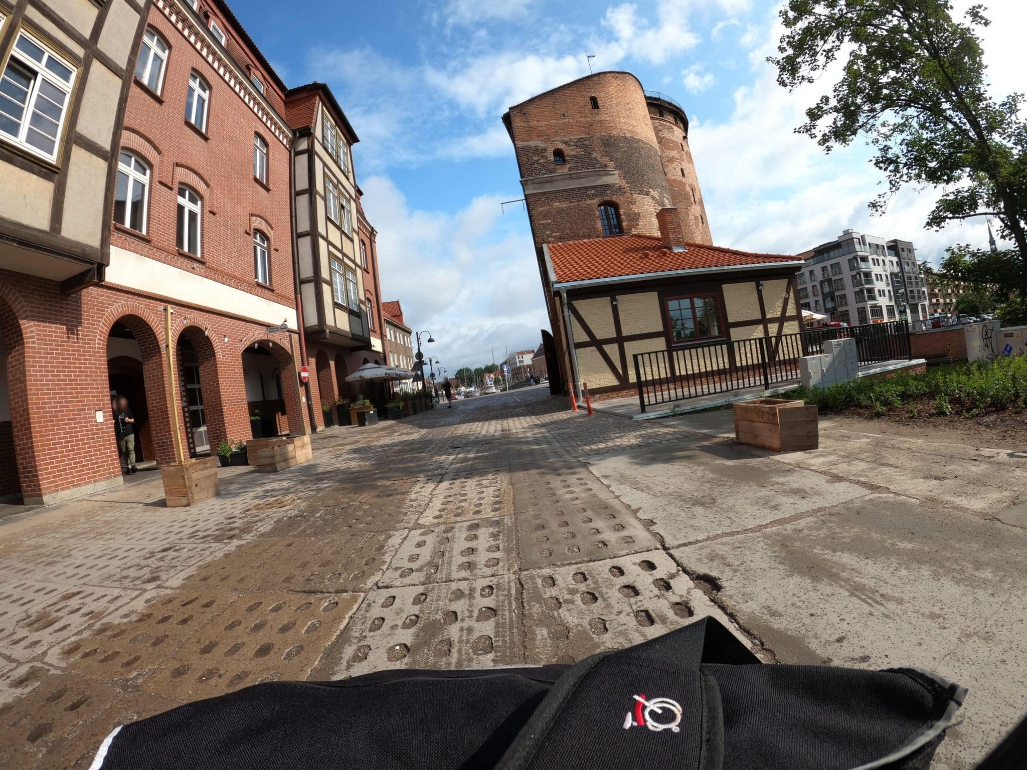 Street view near Hostel Gdansk, Gdańsk — © masterofnoroad (CC BY-SA · Mapillary)