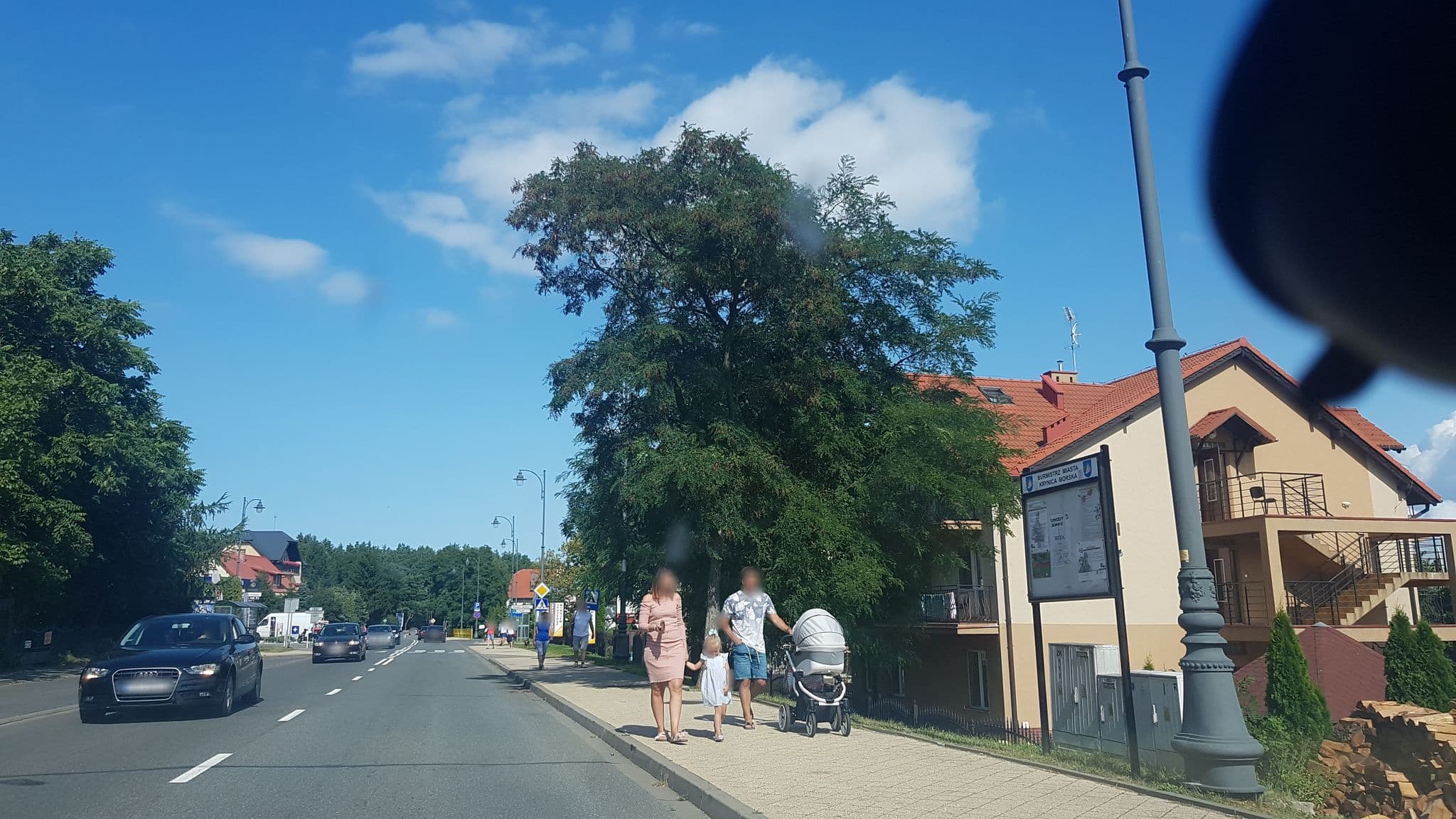 Street view near Homziuk Bogusława. Wynajem Pokoi, Krynica Morska — © kmajcher (CC BY-SA · Mapillary)