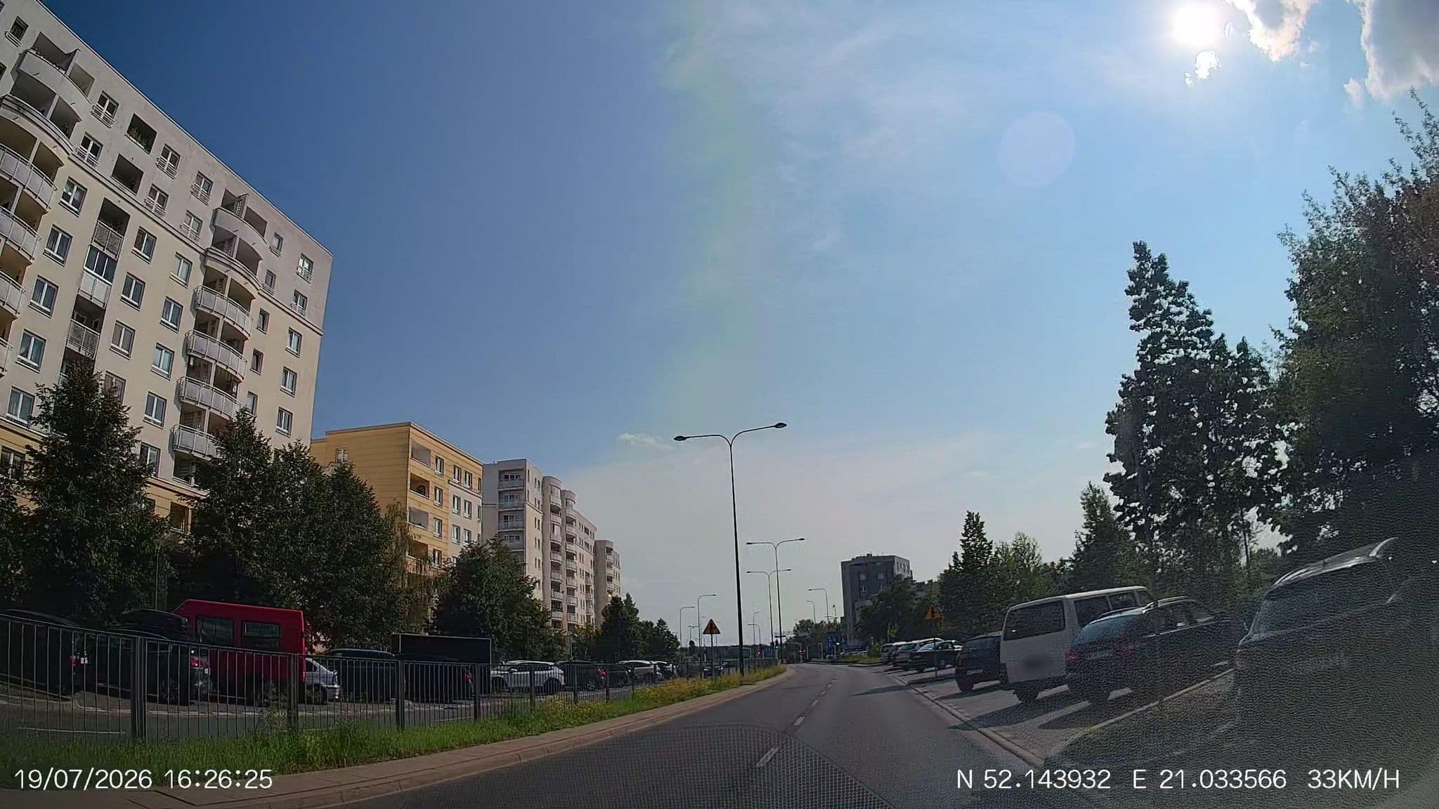 Street view near Autobudget Apartments, Ursynów — © Driven2574 (CC BY-SA · Mapillary)