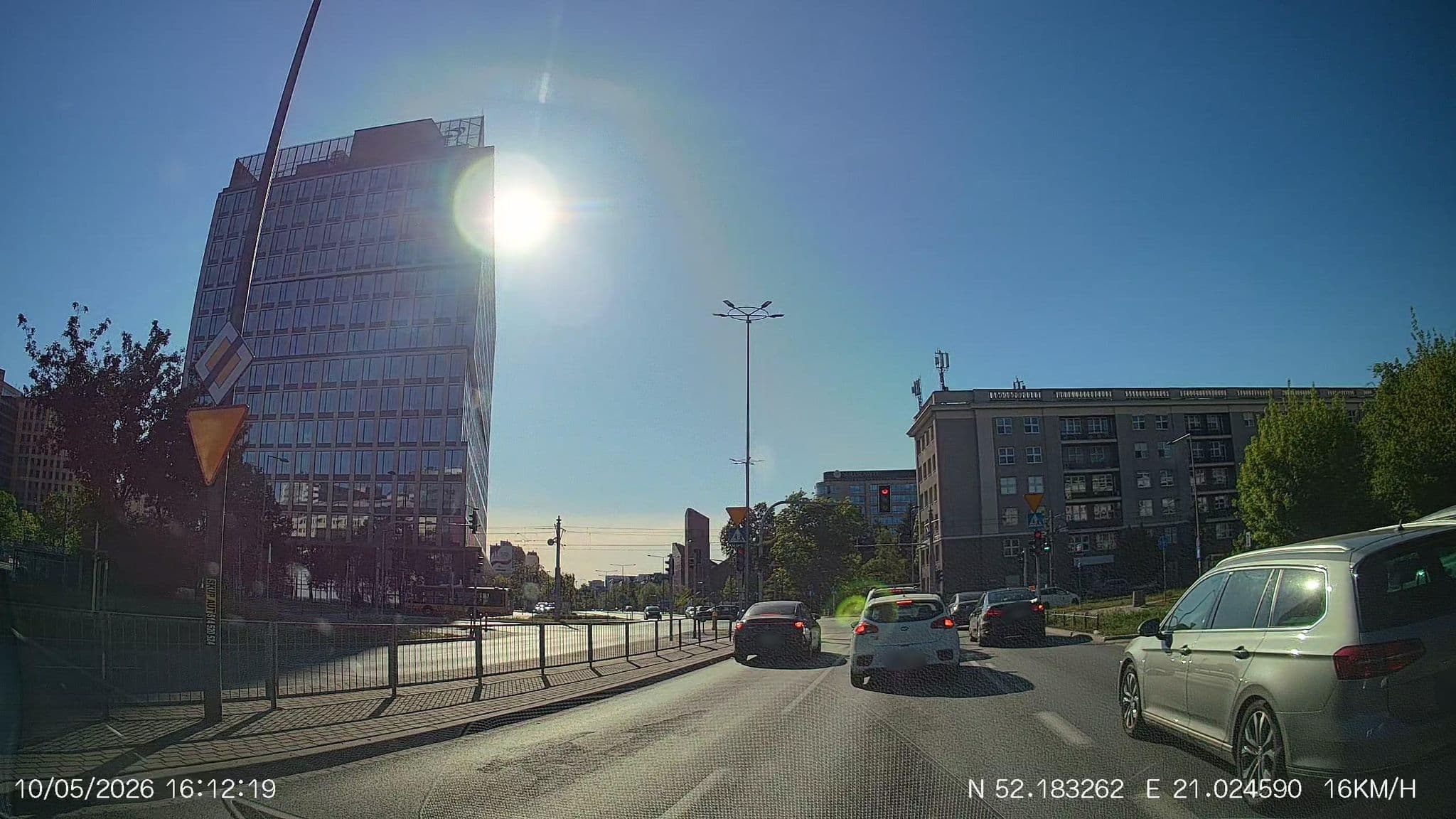 Street view near Budka Telefoniczna, Mokotów — © Driven2574 (CC BY-SA · Mapillary)