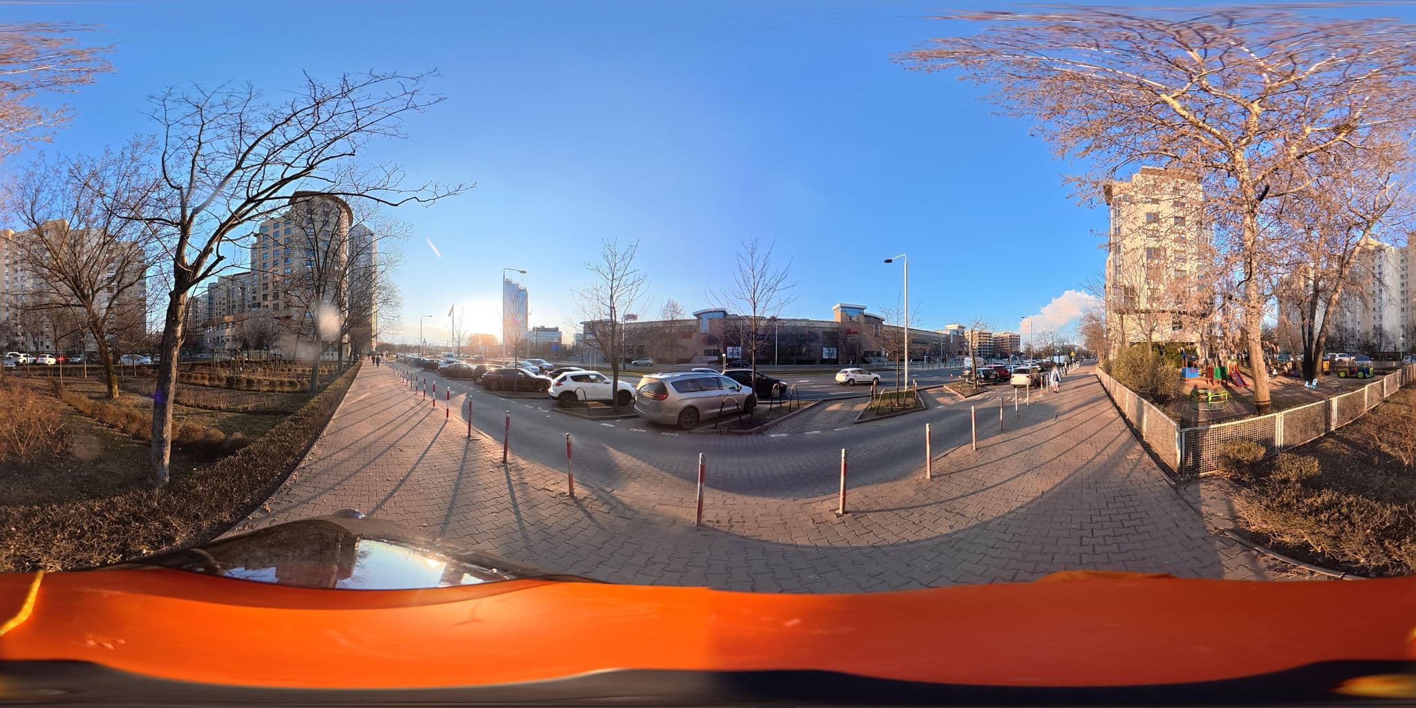 Street view near Hostel City, Żoliborz — © awizonosz (CC BY-SA · Mapillary)