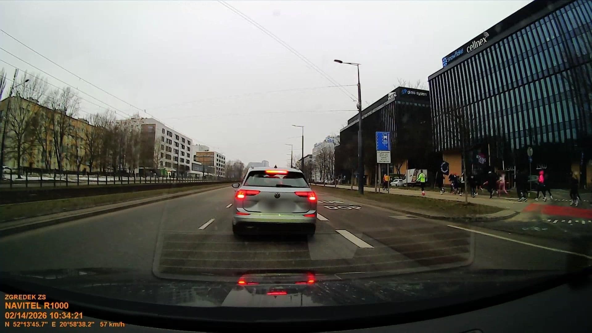 Street view near Divine Apartments Warsaw, Wola — © d3mol3k (CC BY-SA · Mapillary)