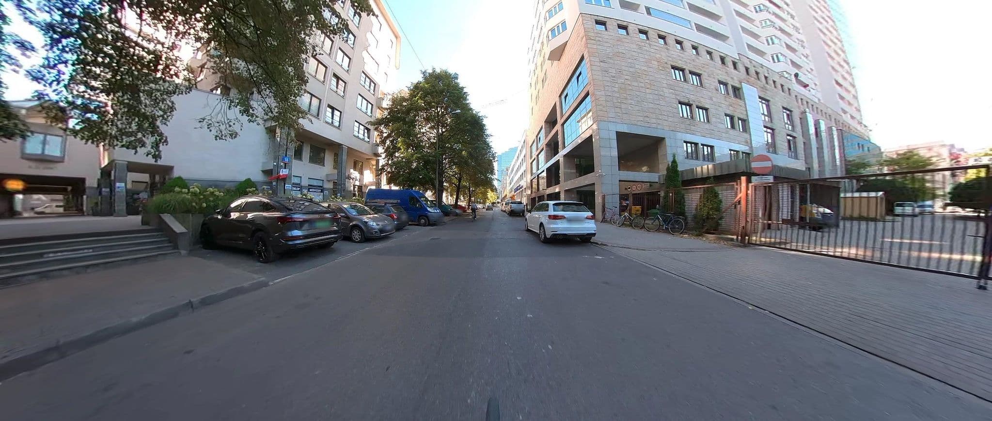 Street view near Apartment Łucka, Ochota — © 9f893cde (CC BY-SA · Mapillary)