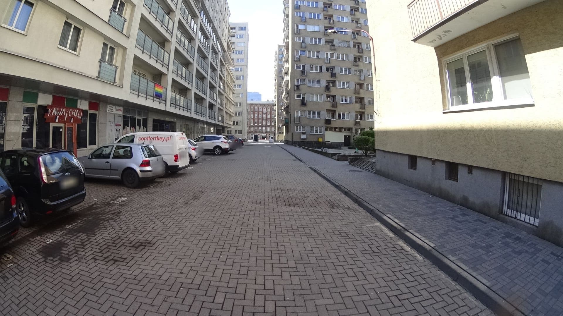 Street view near Apartments Pańska 61 by Renters, Warsaw — © awizonosz (CC BY-SA · Mapillary)