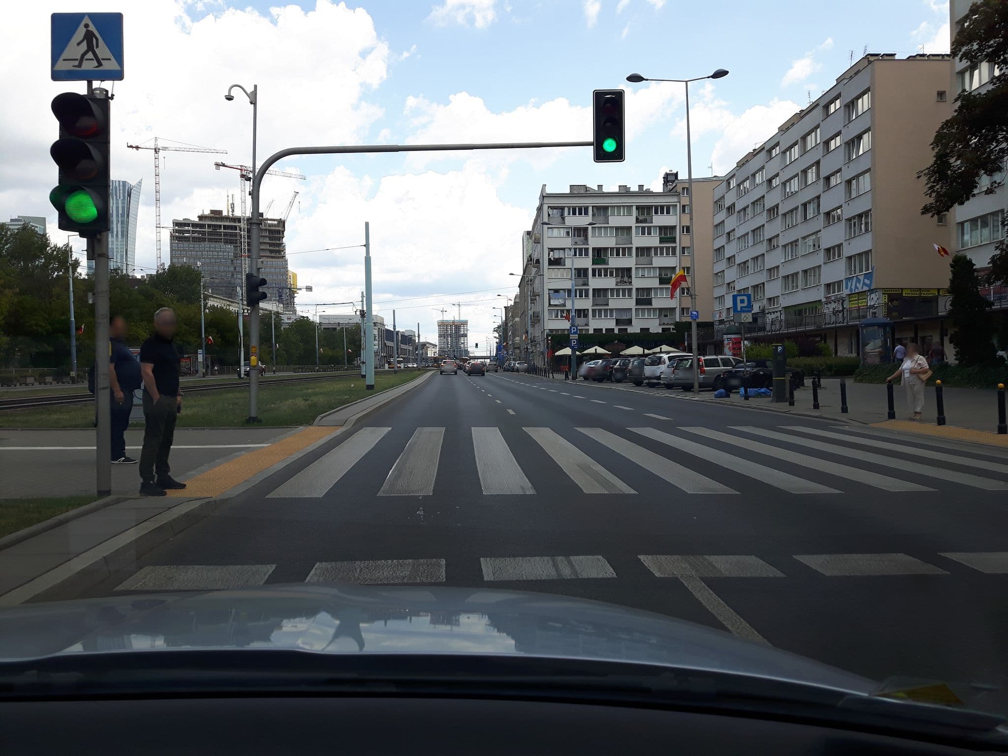 Street view near Garda City Center Apartament. Apartamenty, Noclegi, Centrum, Ochota — © andpol_2288 (CC BY-SA · Mapillary)