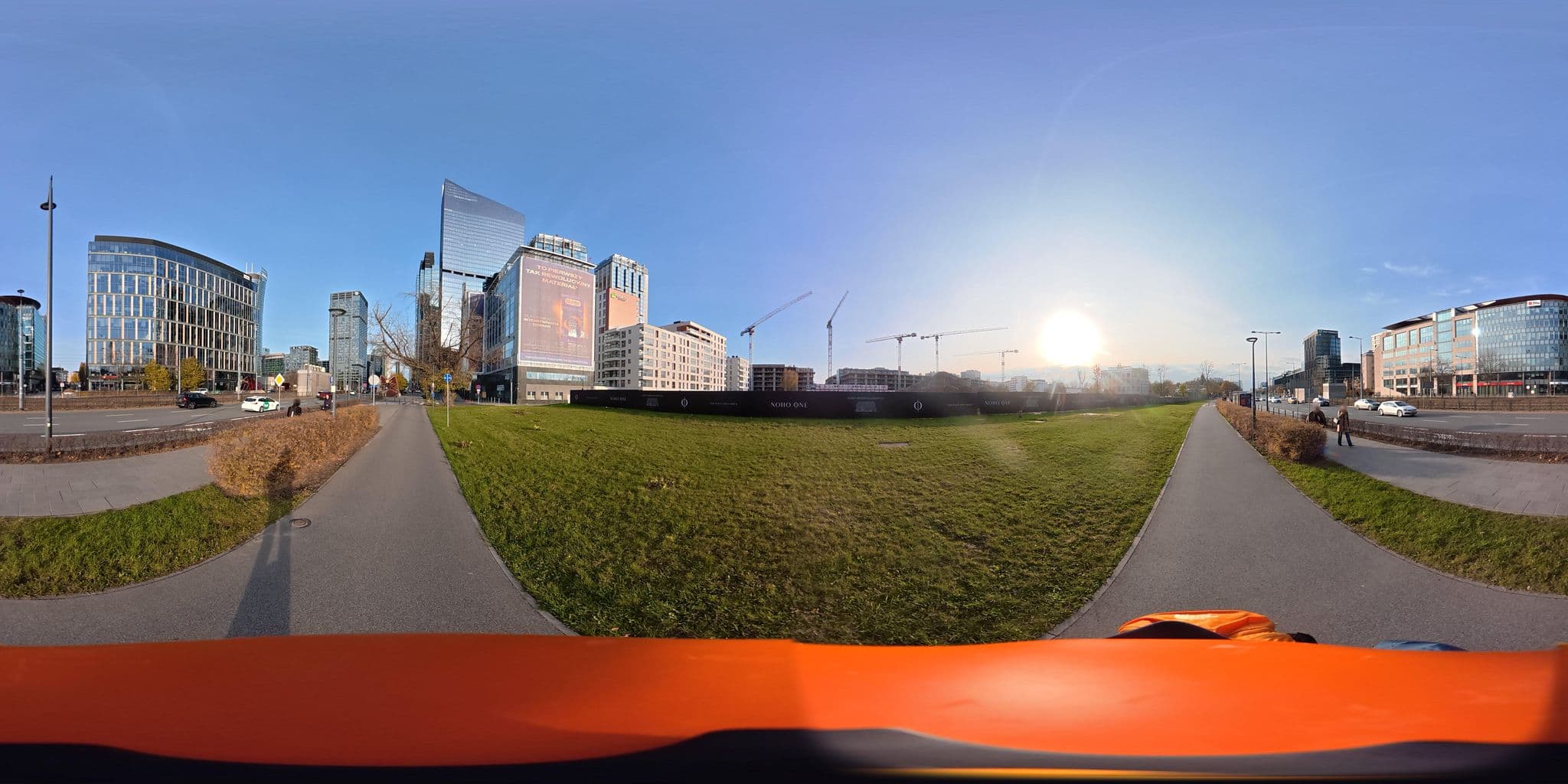 Street view near Lord Hotel Warsaw, Ochota — © awizonosz (CC BY-SA · Mapillary)
