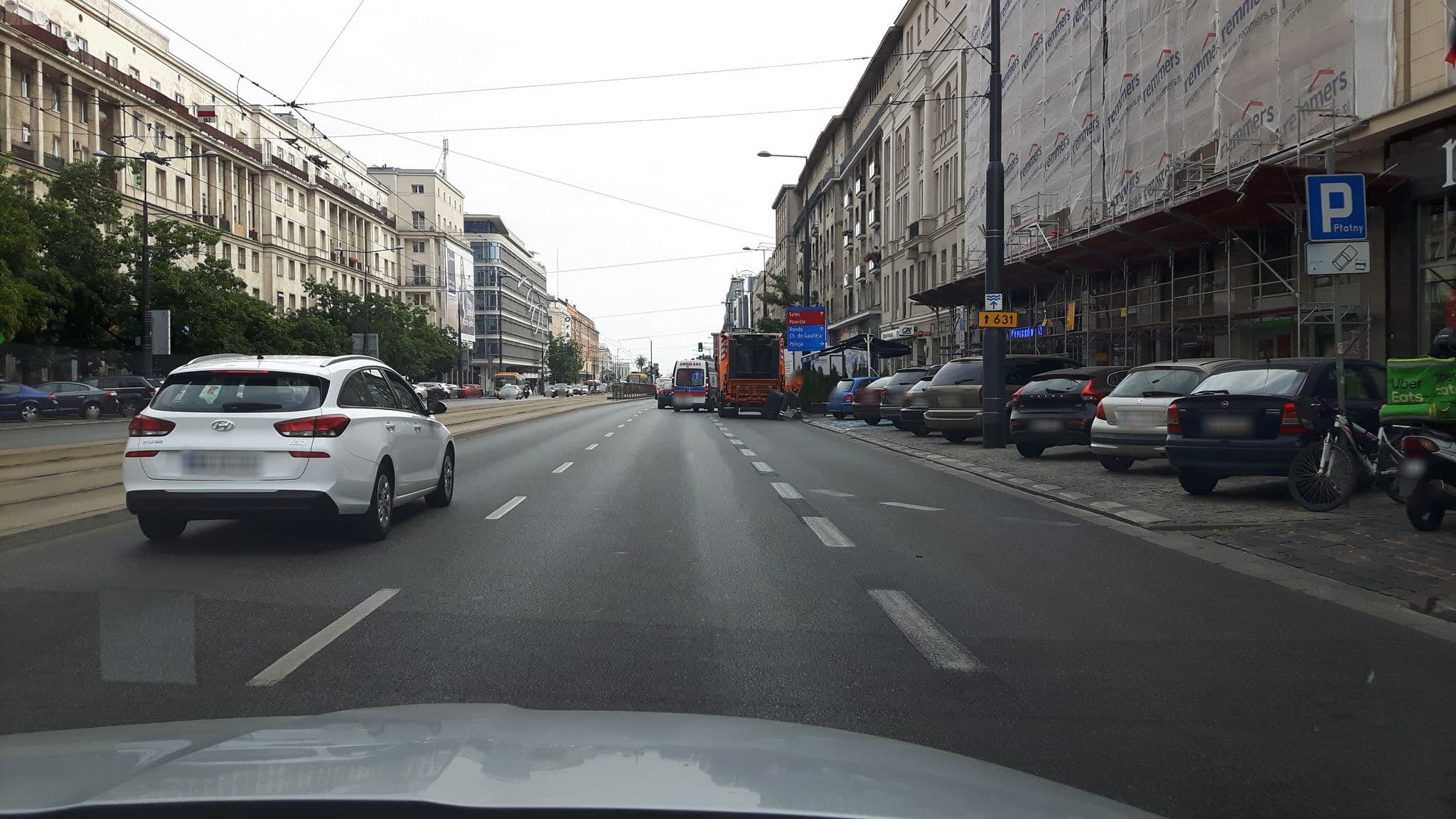 Street view near Shakespeare Apartament, Warsaw — © andpol_2288 (CC BY-SA · Mapillary)