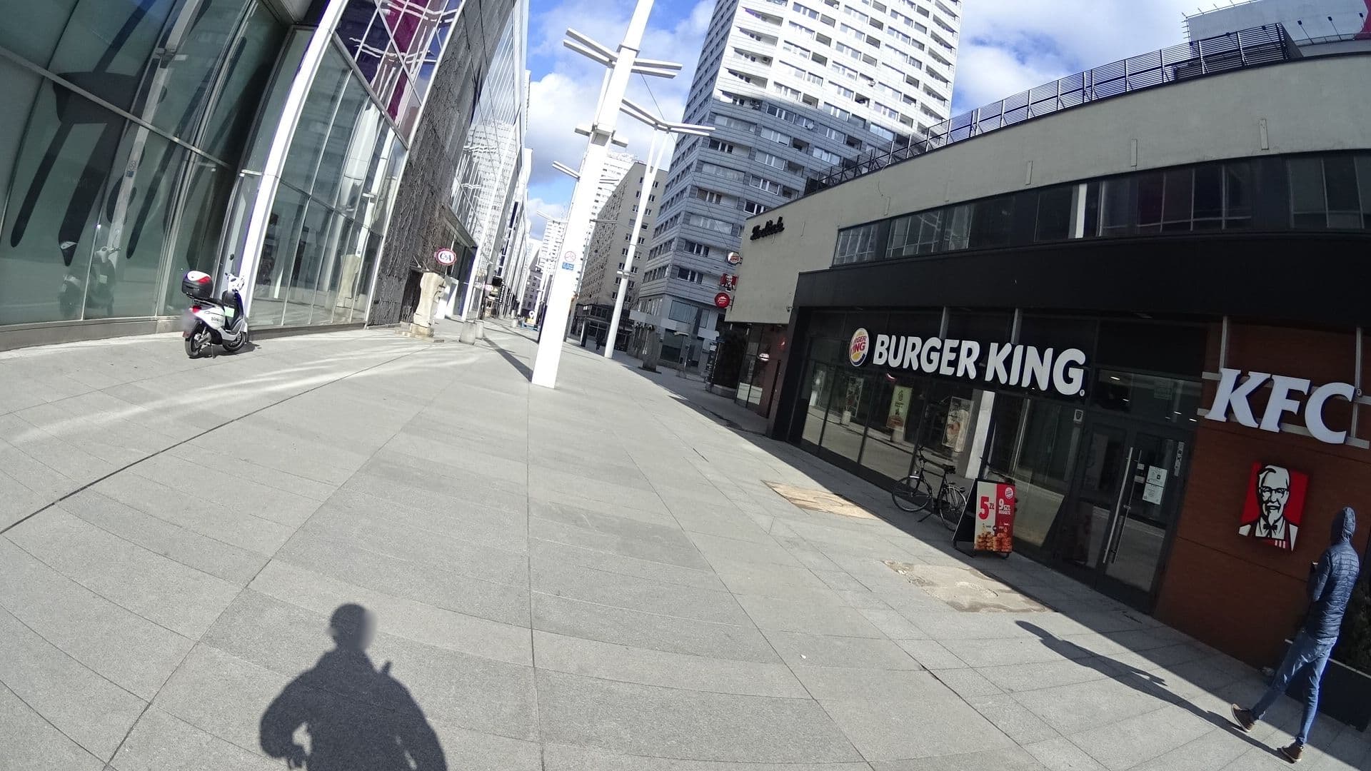 Street view near Chmielna Apartment, Warsaw — © awizonosz (CC BY-SA · Mapillary)