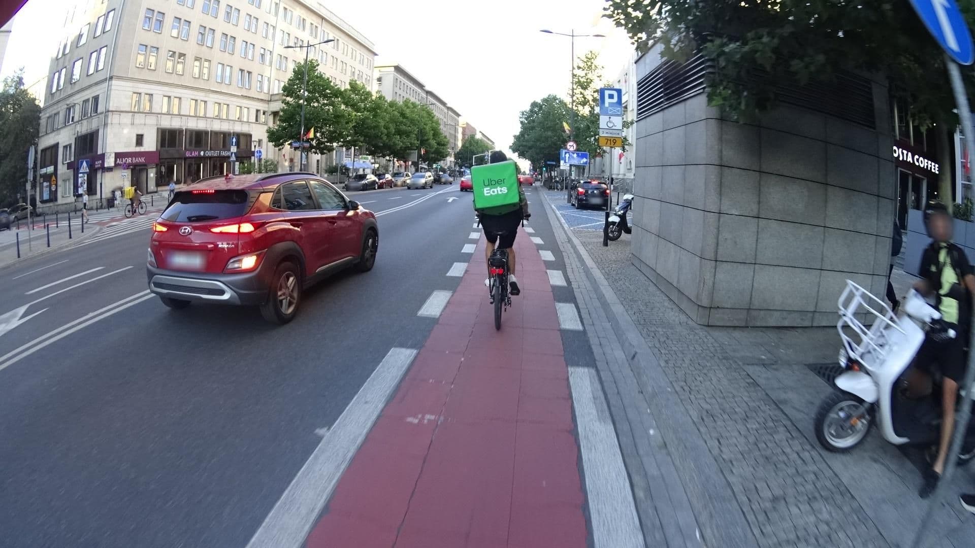 Street view near Coser Apartamenty Centrum Swietokrzyska, Warsaw — © awizonosz (CC BY-SA · Mapillary)