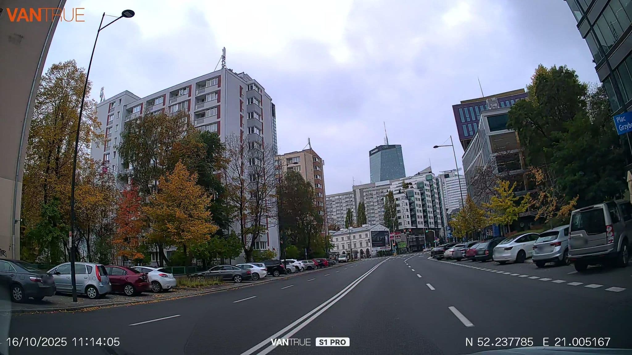 Street view near Genfer Hotel Katowice Sp. z o.o., Warsaw — © Driven2574 (CC BY-SA · Mapillary)