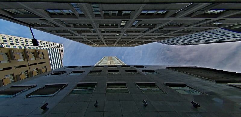 Street view near InterContinental Warsaw, Warsaw — © ahojmedia (CC BY-SA · Mapillary)