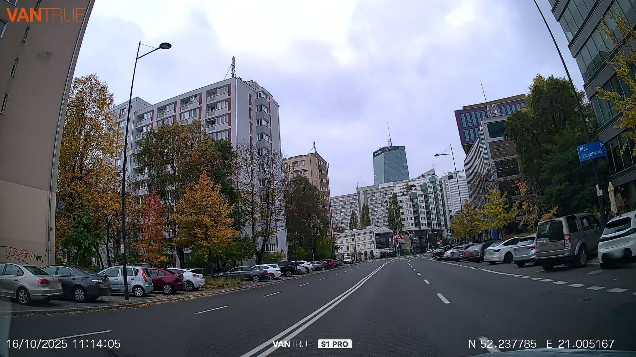 Street view near Puro Hotel Gdańsk Sp. z o.o., Warsaw — © Driven2574 (CC BY-SA · Mapillary)