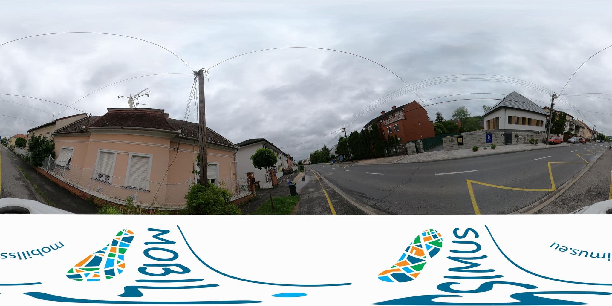 Street view near City Camping, Győr — © Antissimo (CC BY-SA · Mapillary)