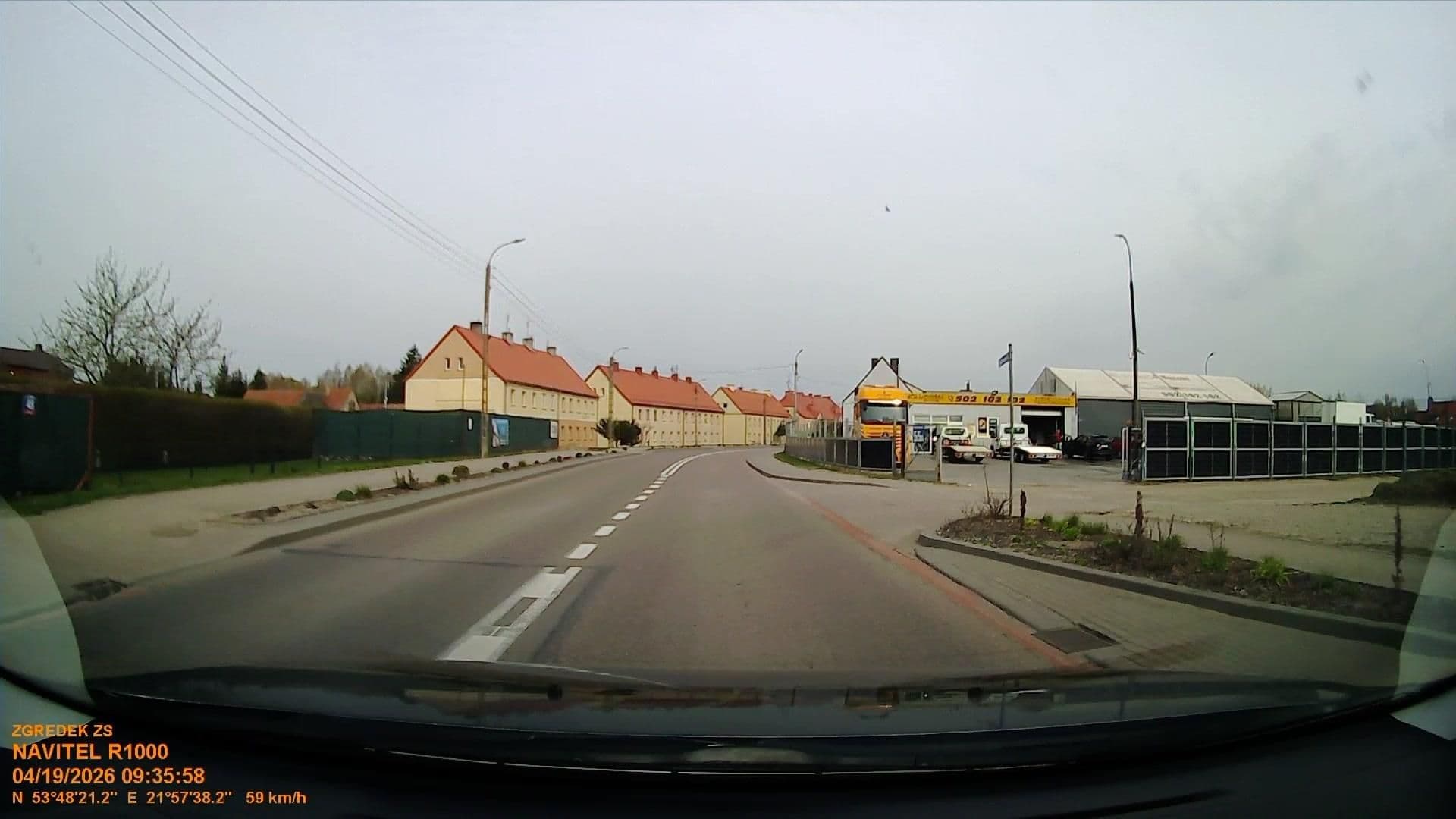 Street view near Pensjonat Tabor Cygański S.C. Beata Skalska Małgorzata Skalska, Orzysz — © d3mol3k (CC BY-SA · Mapillary)