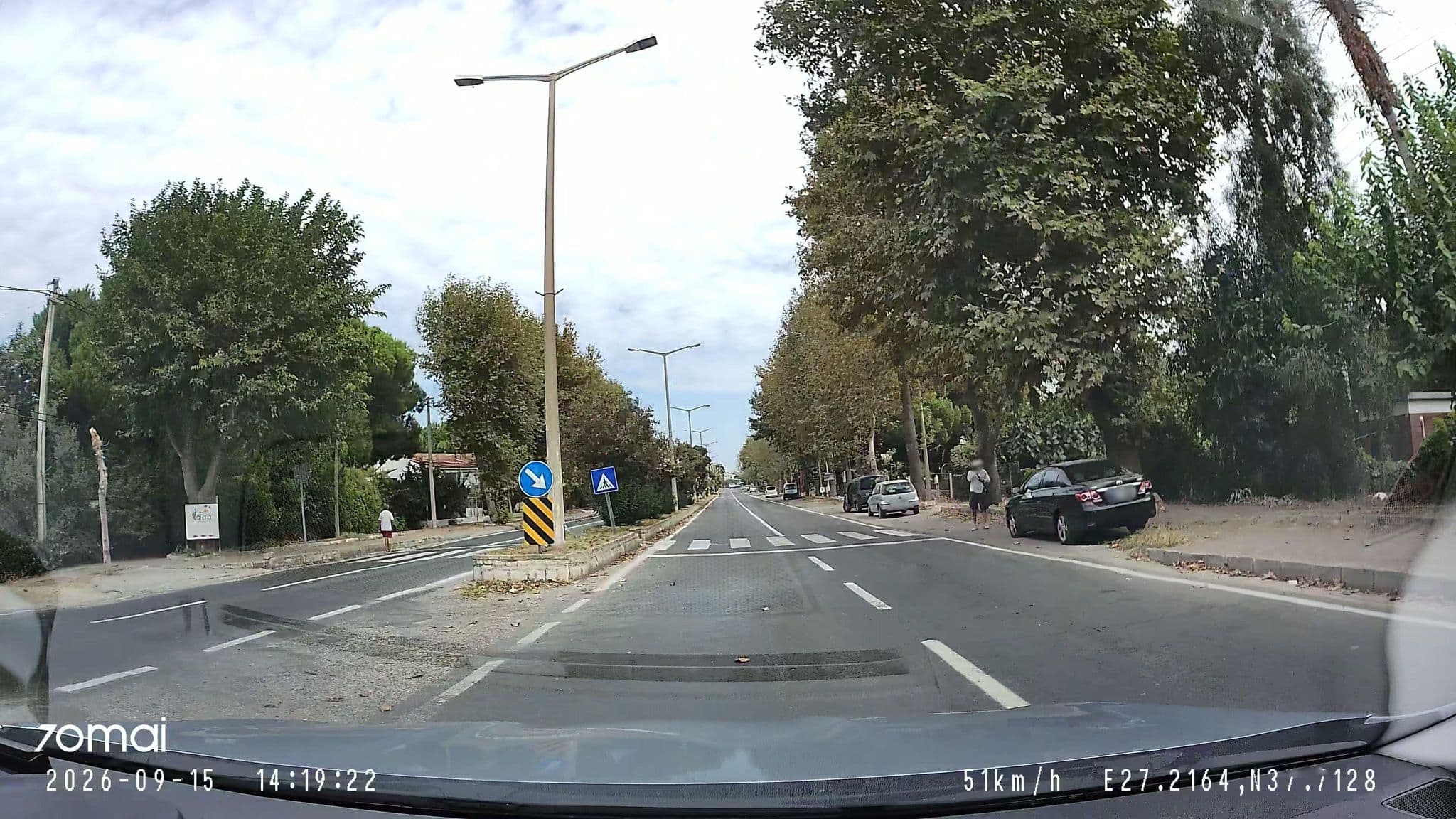 Street view near summer beach hotel, Güzelçamlı — © doriel (CC BY-SA · Mapillary)