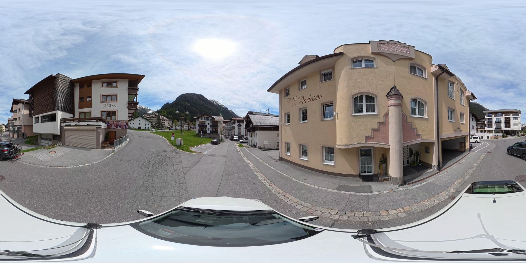 Street view near Haus Engadin, Ischgl