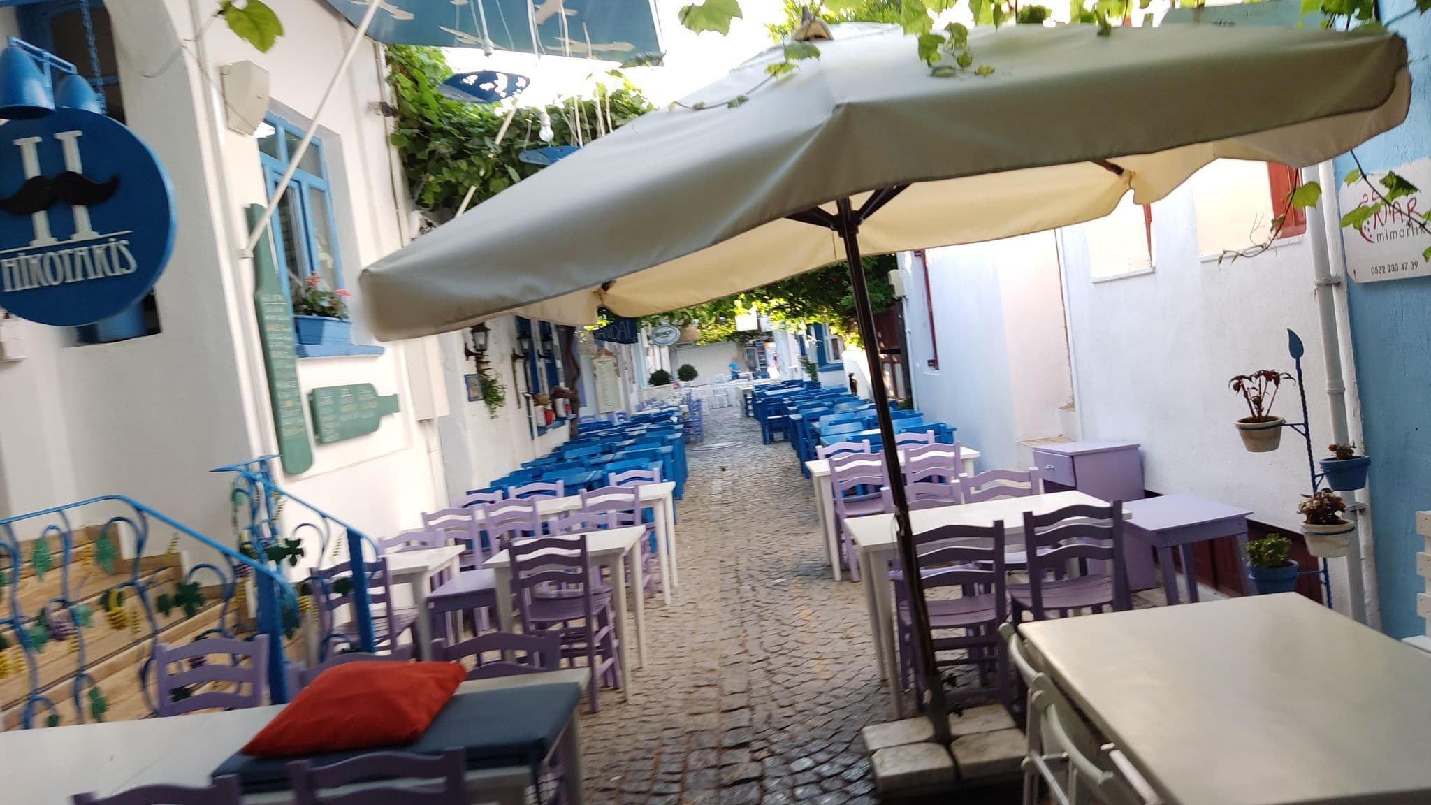 Street view near Eleusis Otel, Bozcaada — © orkut (CC BY-SA · Mapillary)