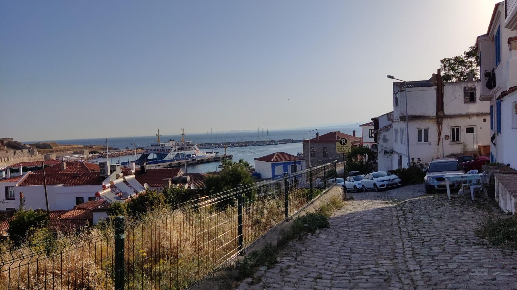 Street view near Yeldeğirmeni Otel, Bozcaada — © orkut (CC BY-SA · Mapillary)