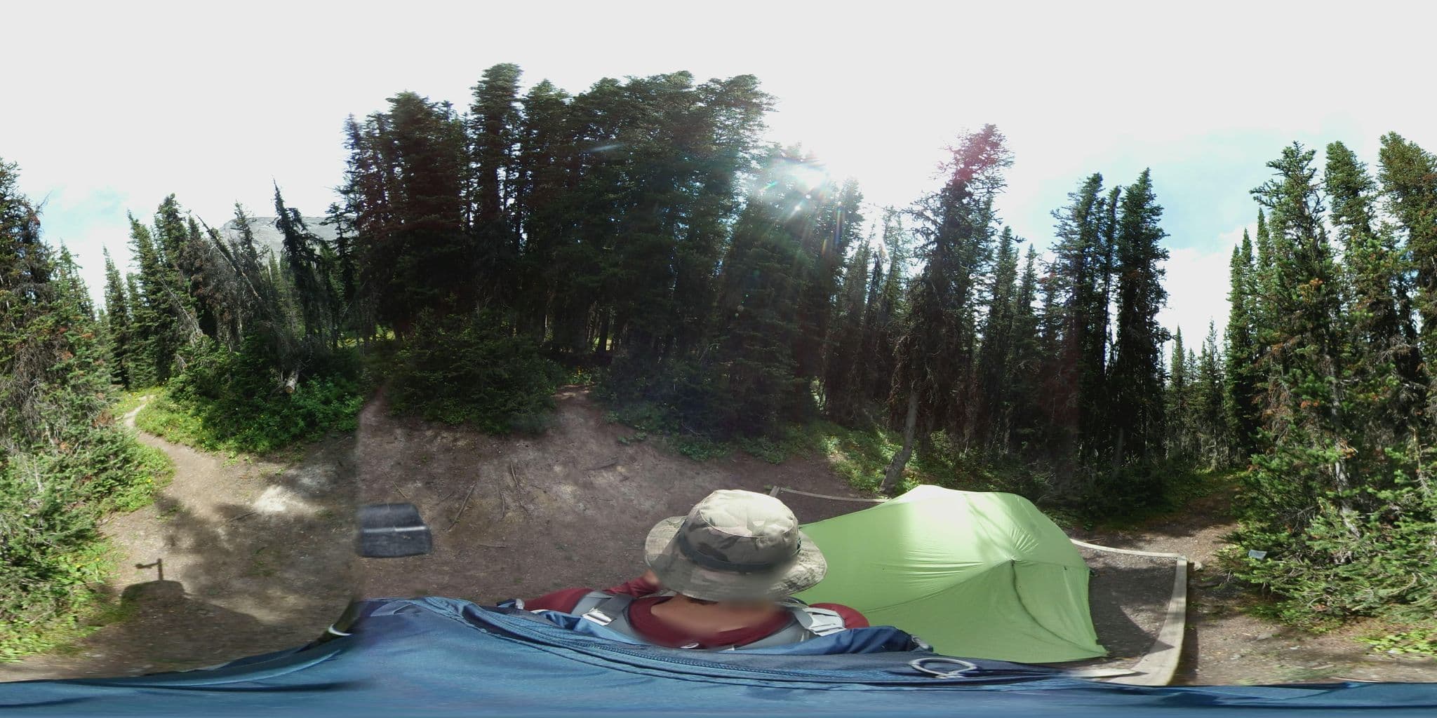 Street view near Three Isle Creek Camp, Canmore