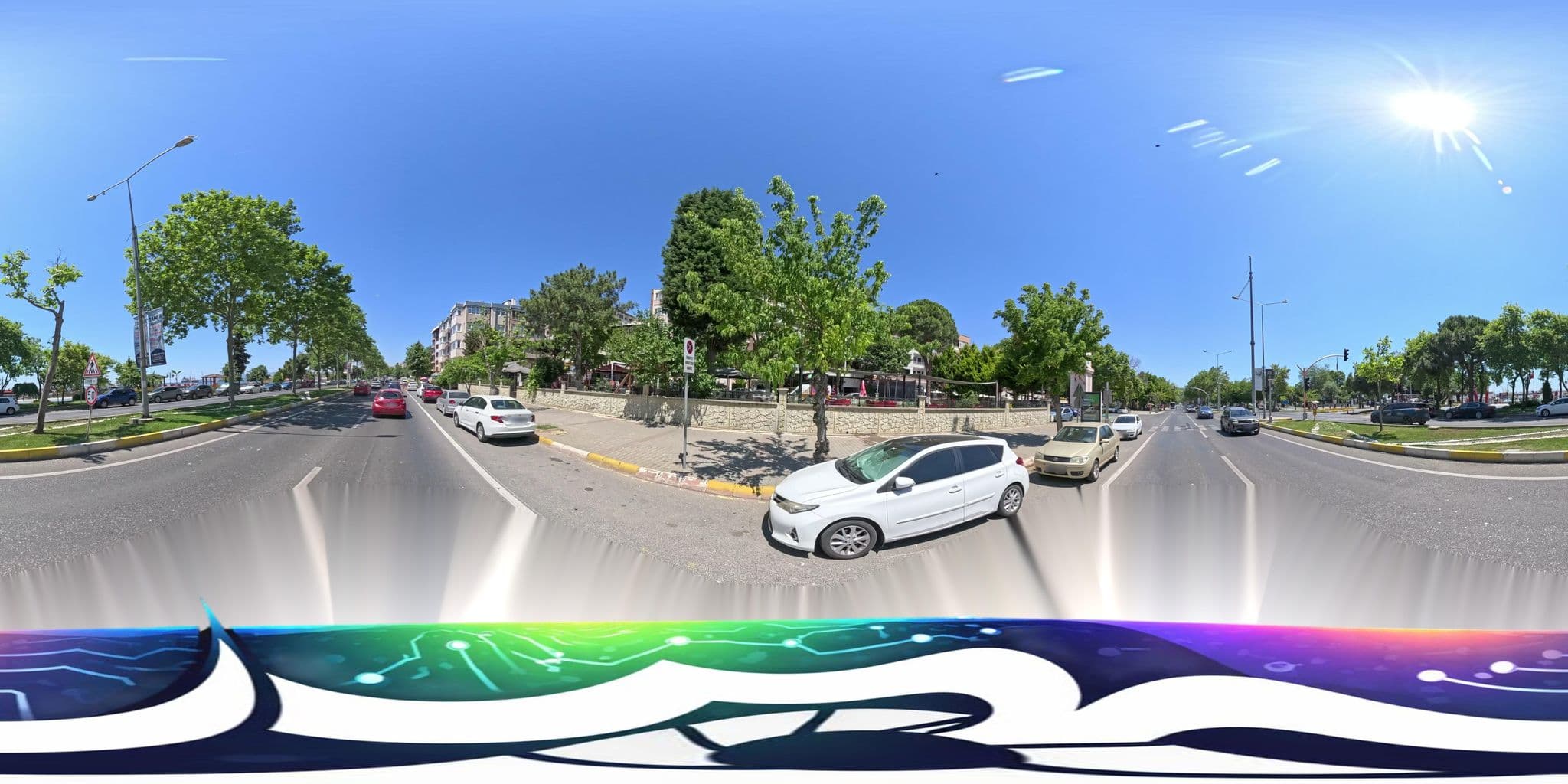 Street view near Tekirdağ Golden Yat Hotel, Tekirdağ — © burakonder (CC BY-SA · Mapillary)