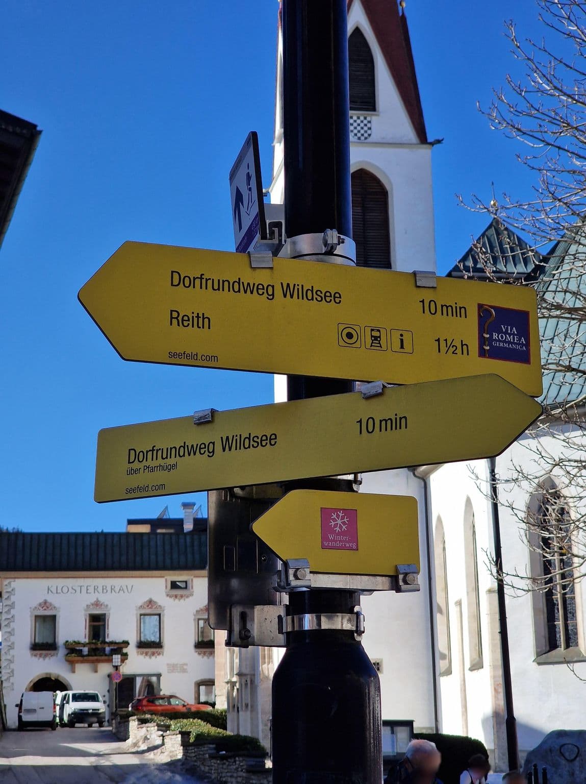 Street view near Krummers Post, Seefeld in Tirol