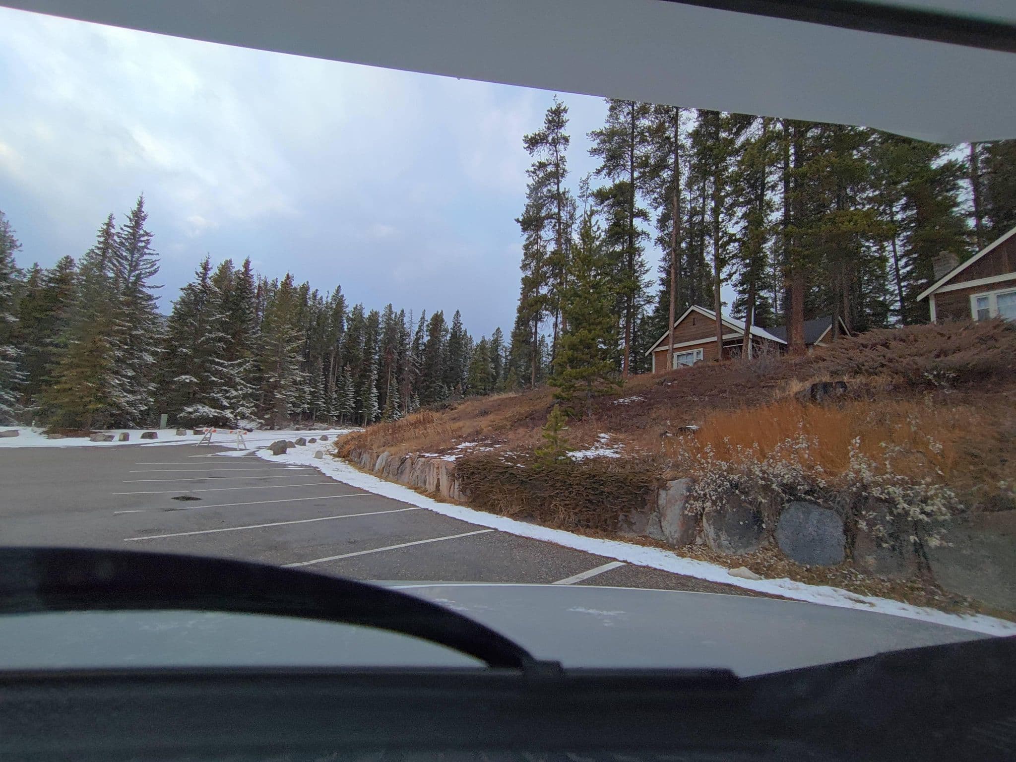 Street view near Johnston Canyon Lodge and Bungalows, Banff