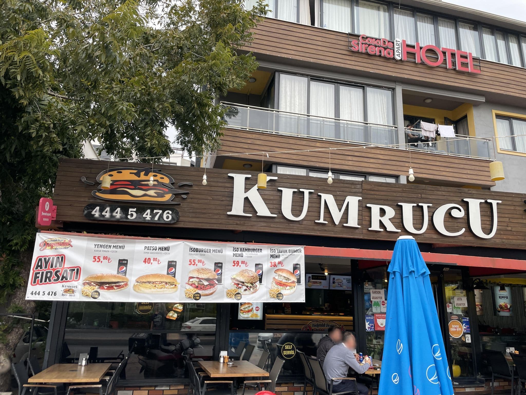 Street view near ByPegasus Deluxe Hotel, Bahtılı — © batyrmastyr (CC BY-SA · Mapillary)
