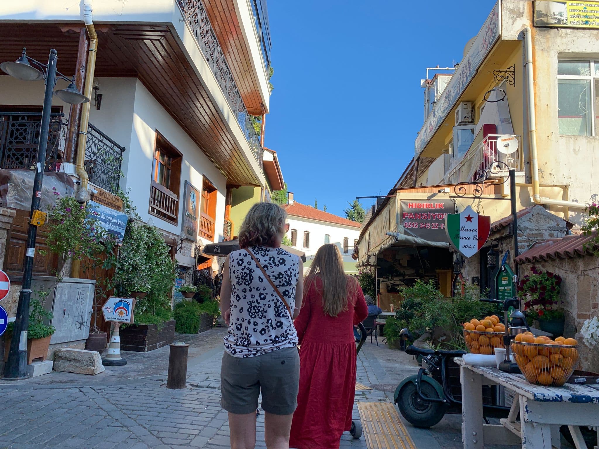 Street view near Marco Terrace Hotel, Antalya — © empty (CC BY-SA · Mapillary)