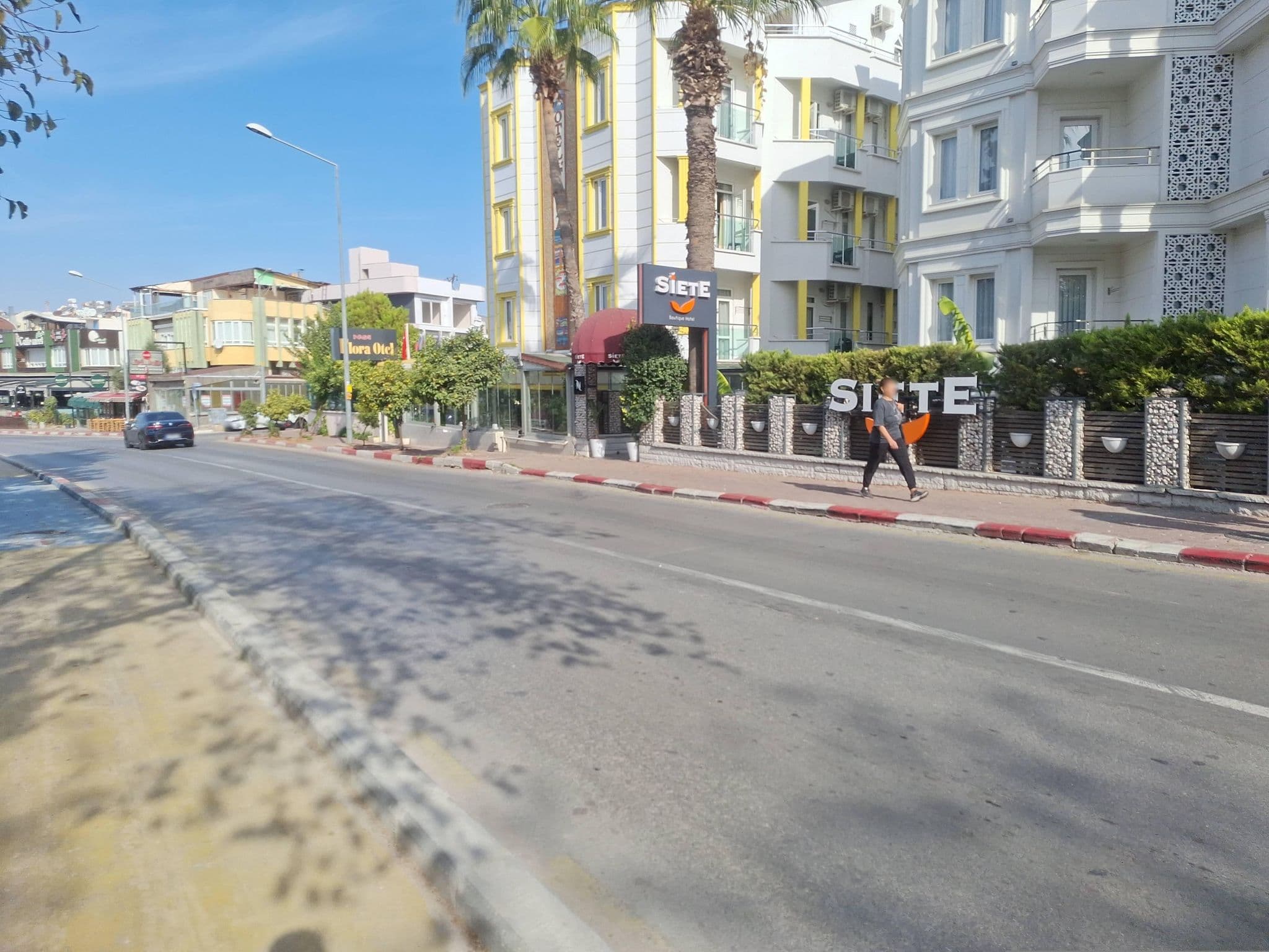 Street view near N.Flora Otel, Muratpaşa — © Guria (CC BY-SA · Mapillary)