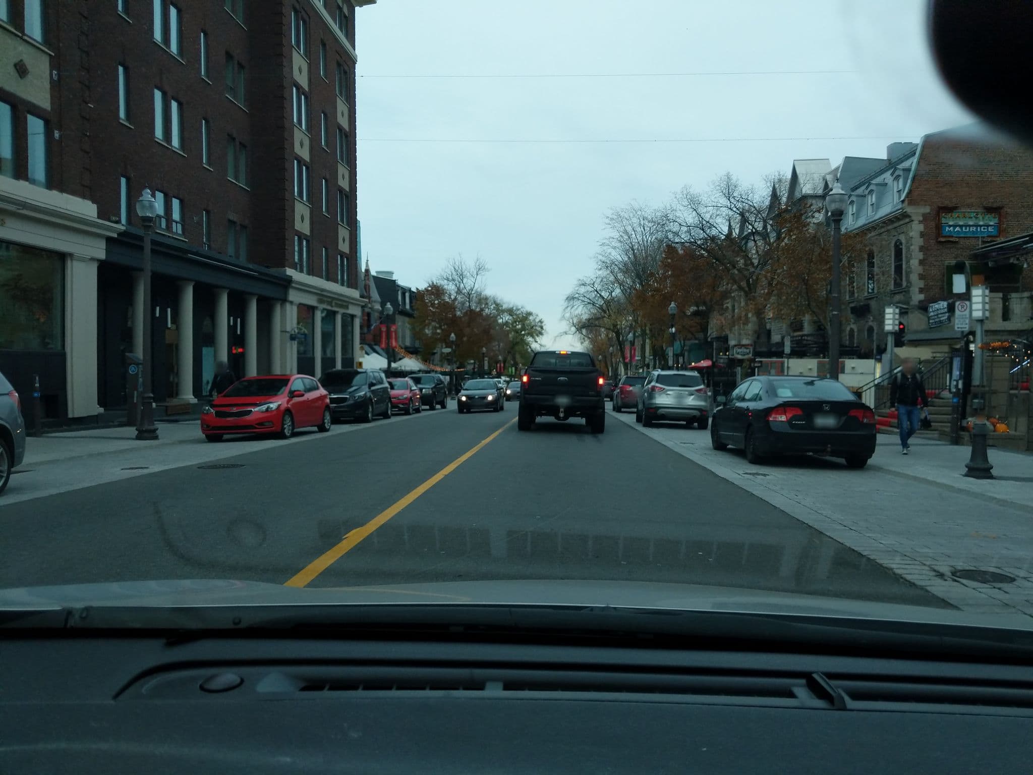 Street view near Hotel Maurice, Québec — © daudrain (CC BY-SA · Mapillary)