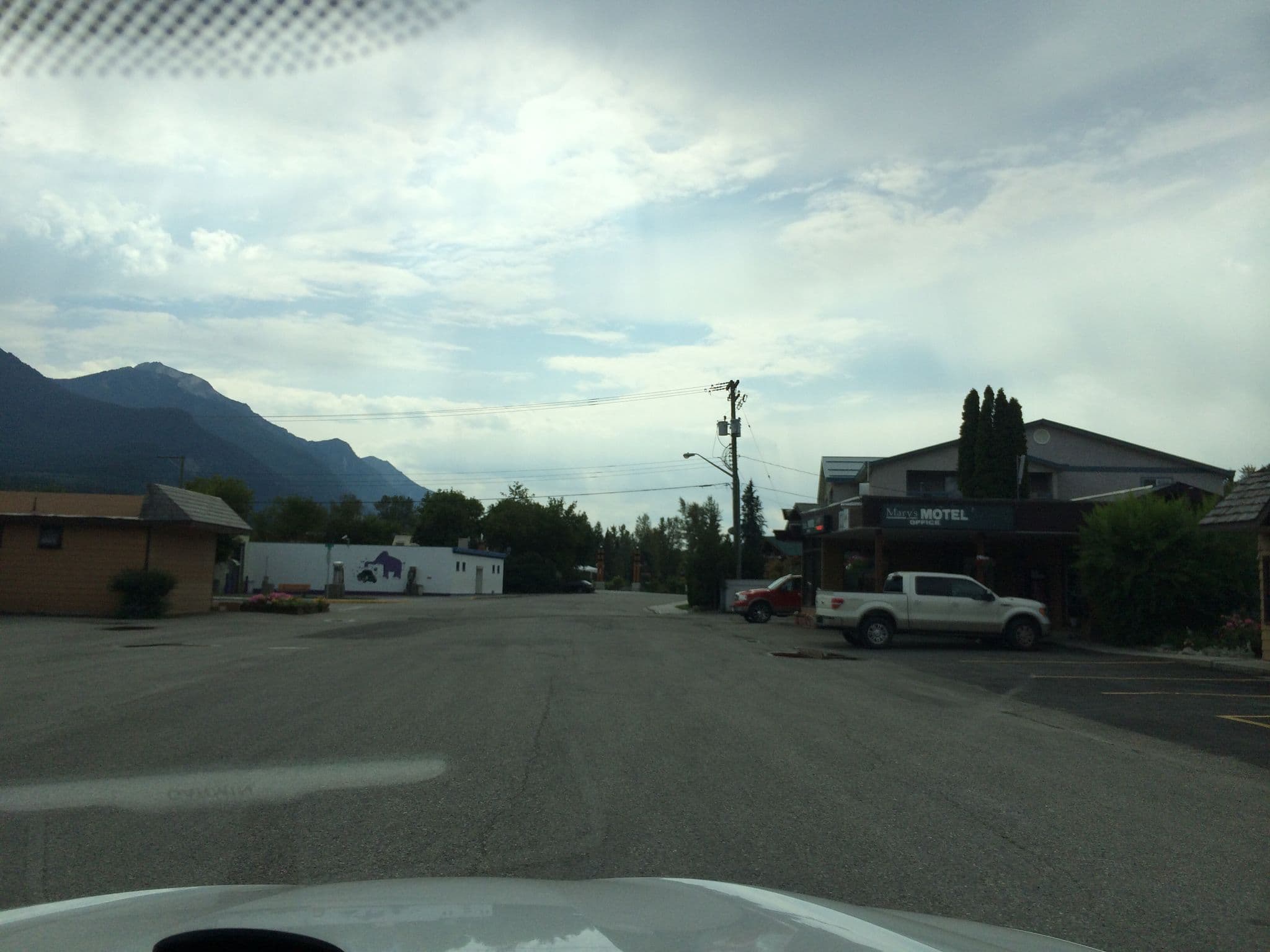 Street view near Mary's Motel, Golden