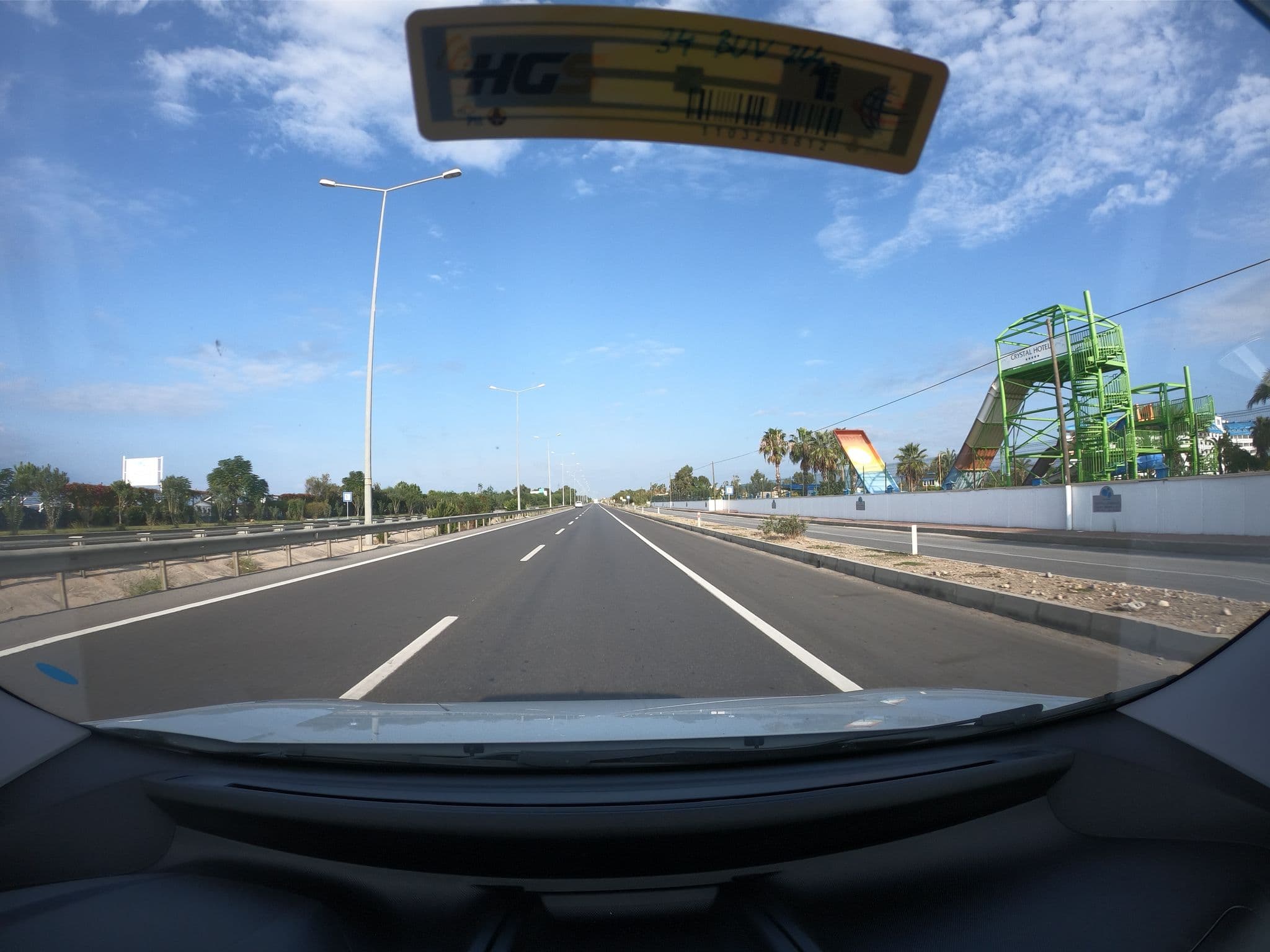 Street view near Cyrstal admiral resort beach, Kızılağaç — © krm (CC BY-SA · Mapillary)