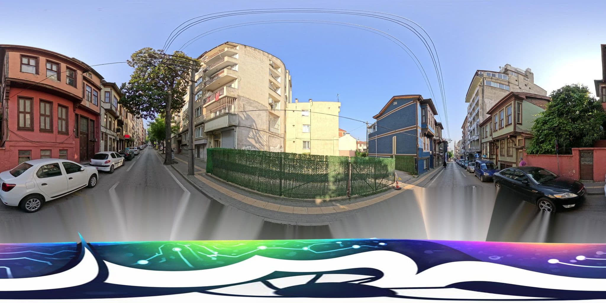 Street view near Dikmen Hotel, Bursa — © burakonder (CC BY-SA · Mapillary)