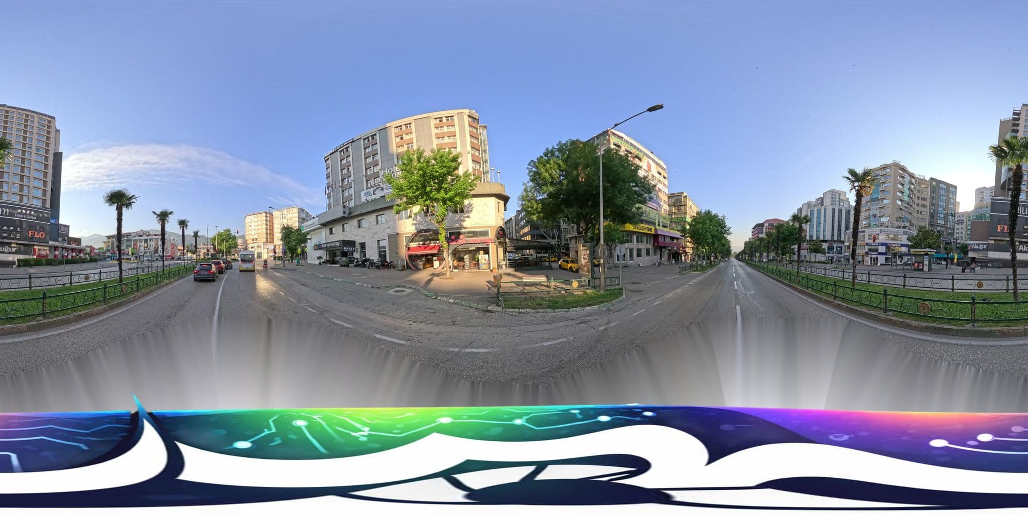 Street view near Divan Bursa Termal Hotel, Bursa — © burakonder (CC BY-SA · Mapillary)