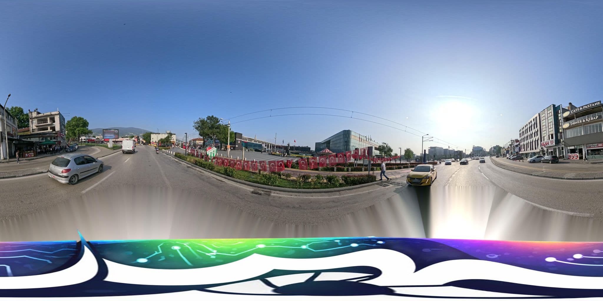 Street view near Kayapalı Hotel, Bursa — © burakonder (CC BY-SA · Mapillary)