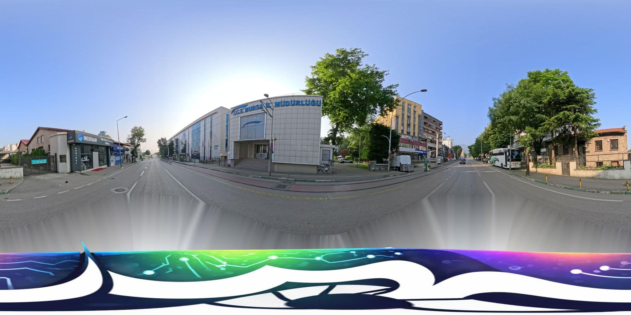 Street view near Grand Bursa Hotel, Bursa — © burakonder (CC BY-SA · Mapillary)