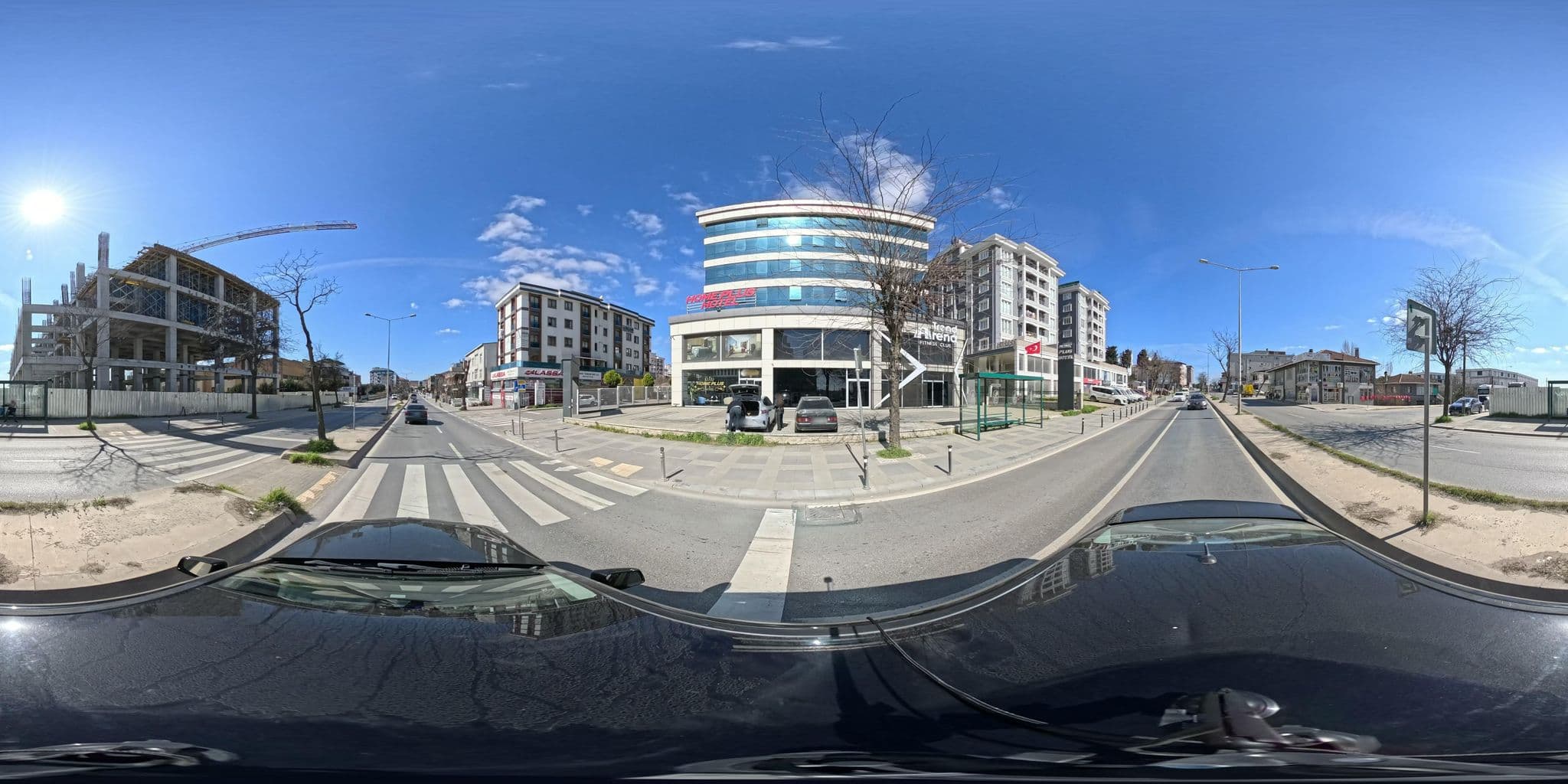 Street view near Vplus Hotel, Sultanbeyli — © burakonder (CC BY-SA · Mapillary)