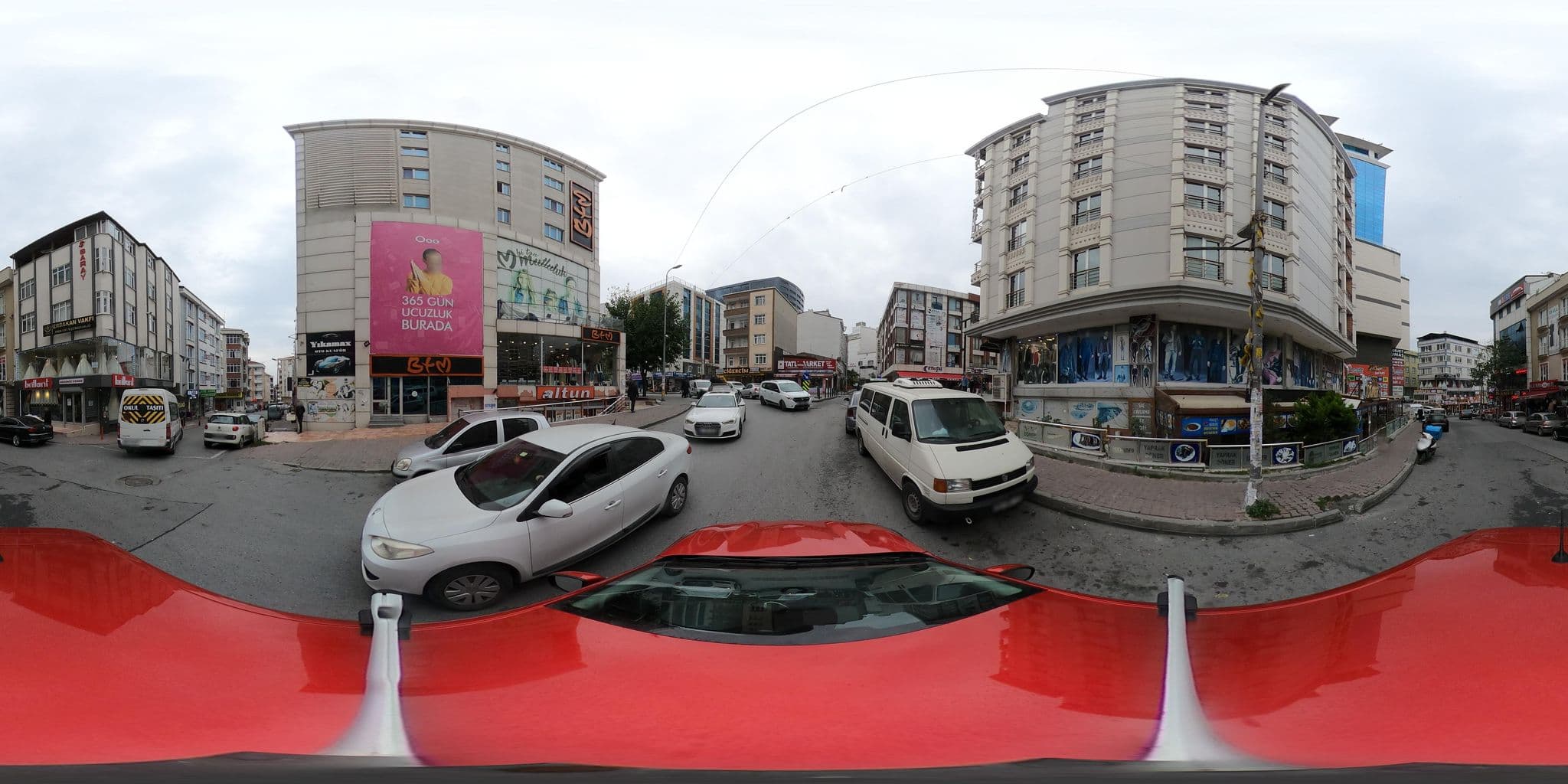 Street view near Grand Dedem Hotel, Esenyurt — © ademturkmen (CC BY-SA · Mapillary)