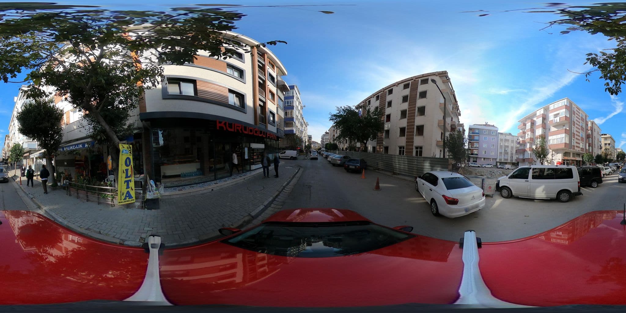 Street view near Calypso Suit Hotel, Küçükçekmece — © ademturkmen (CC BY-SA · Mapillary)