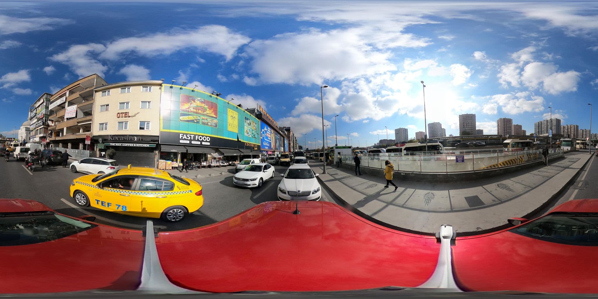 Street view near Elite Marmara Express Otel, Bahçelievler — © yturkmenoglu (CC BY-SA · Mapillary)