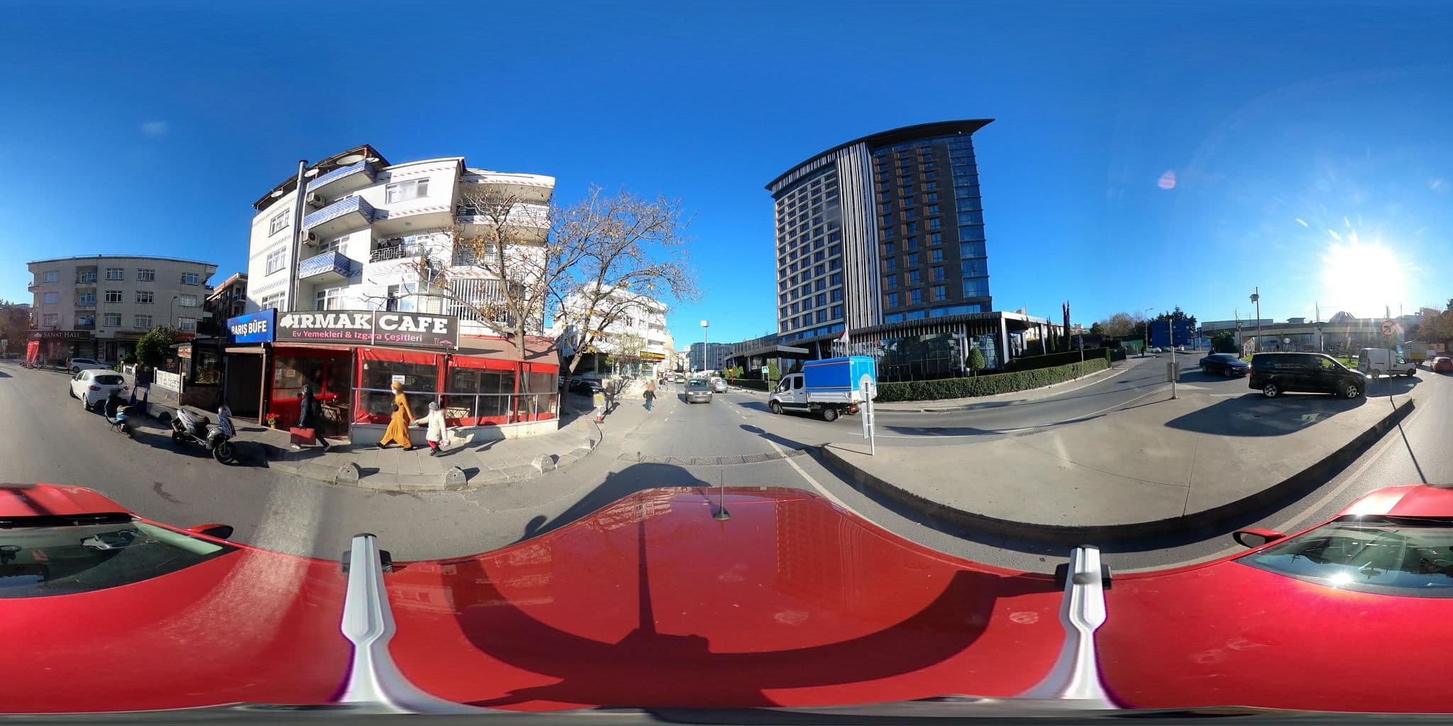 Street view near Wishmore Hotel, Esenler — © ademturkmen (CC BY-SA · Mapillary)