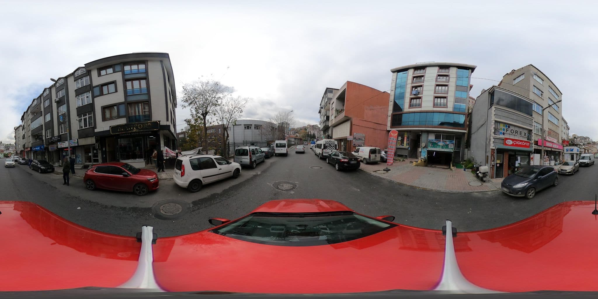 Street view near Rumeli Hotel Spa, Şişli — © ademturkmen (CC BY-SA · Mapillary)