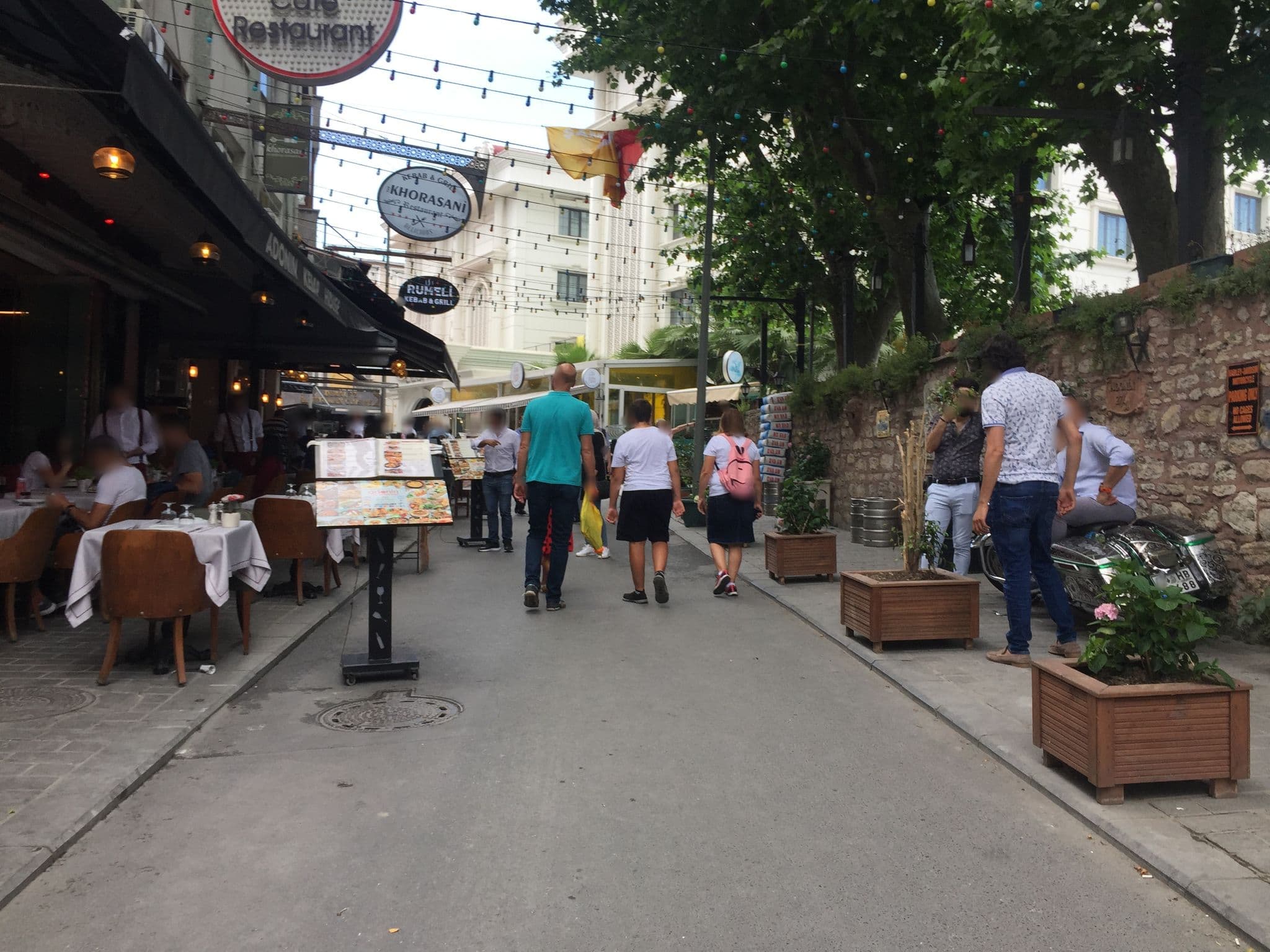Street view near The Ambassador Hotel, Sultanahmet — © sessiznotalar (CC BY-SA · Mapillary)