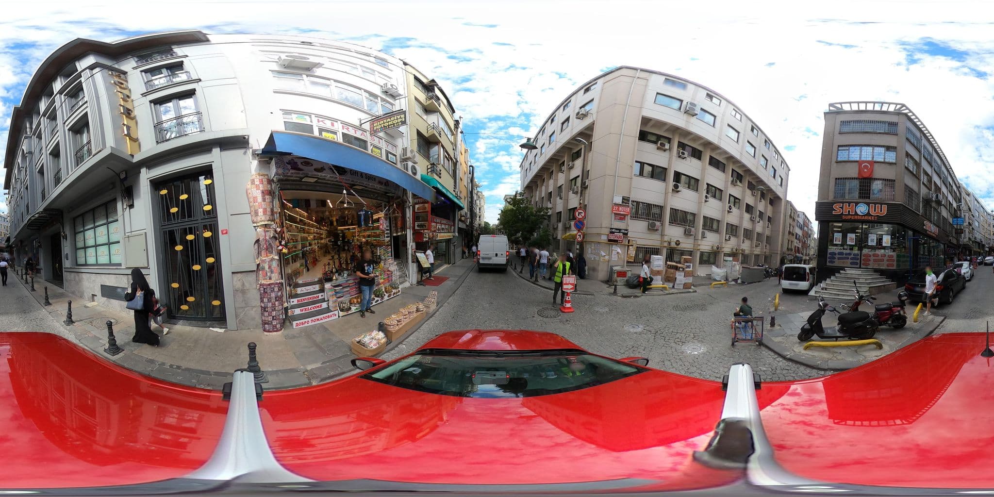 Street view near Golden Royal Hotel, Sultanahmet — © ademturkmen (CC BY-SA · Mapillary)