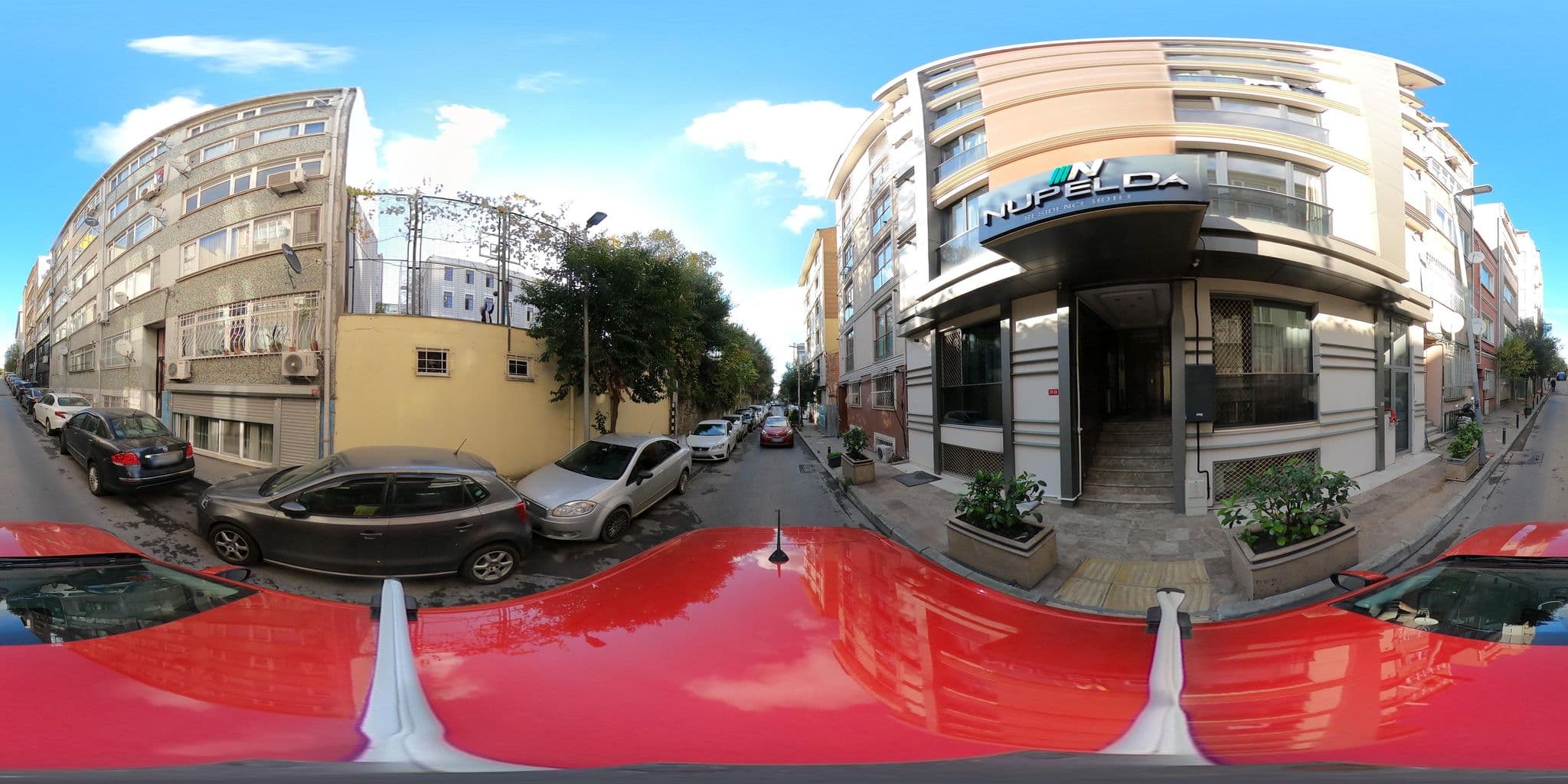 Street view near Nupelda Residence, Şişli — © yturkmenoglu (CC BY-SA · Mapillary)
