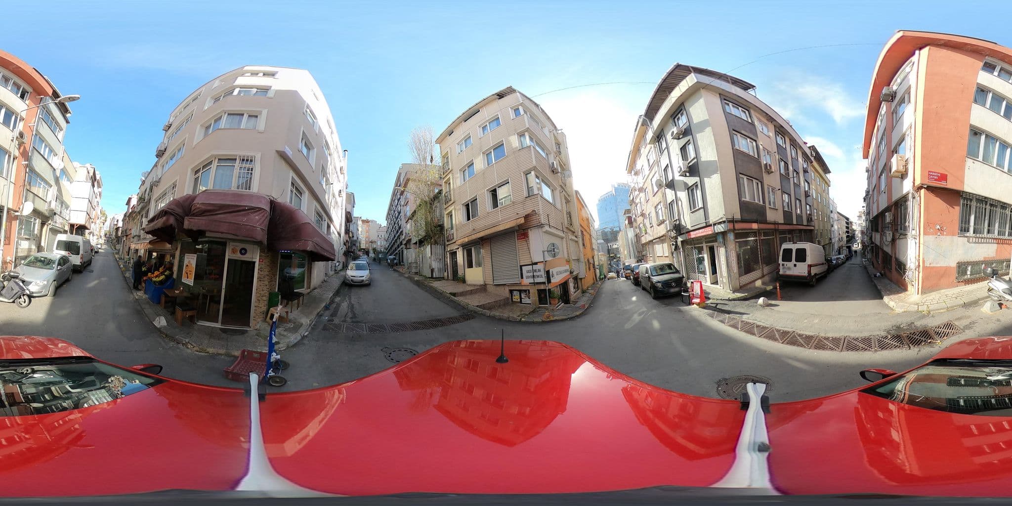 Street view near Three Apples Elmadağ Residences, Şişli — © ademturkmen (CC BY-SA · Mapillary)